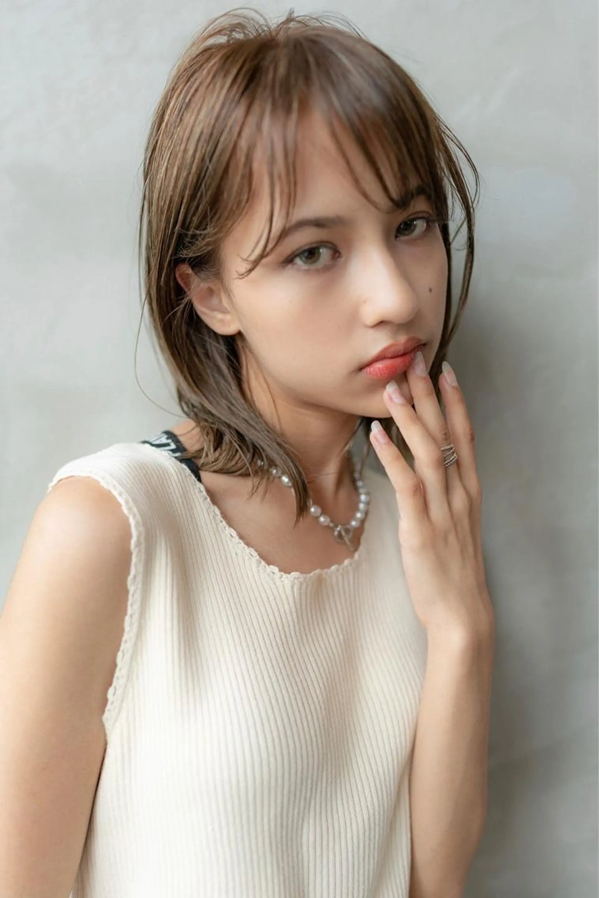 ミディアム カラー 髪質改善 RAF TOKYO所属・10月限定モニター 髪質改善美髪矯正のヘアスタイル