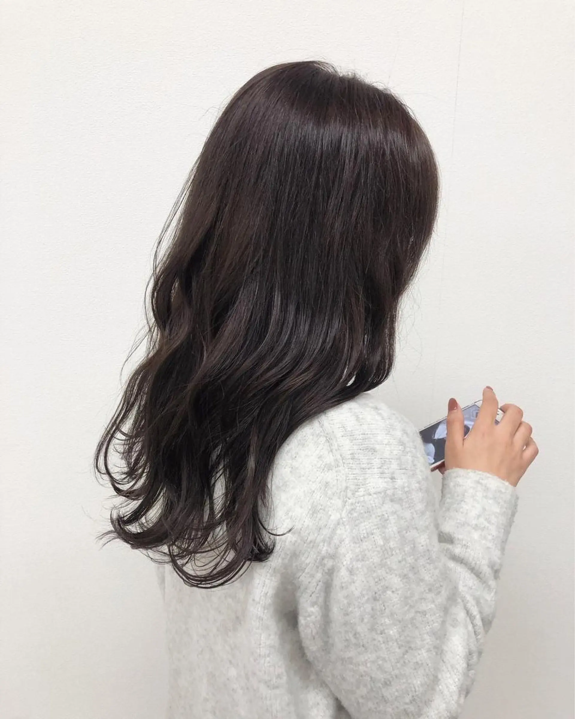 ロング カラー ヘアアレンジ アッシュ ベージュカラー トリートメント カット ヘアカラー トリートメント 酸性縮毛矯正🧴韓国 レイヤー/髪質改善のヘアスタイル