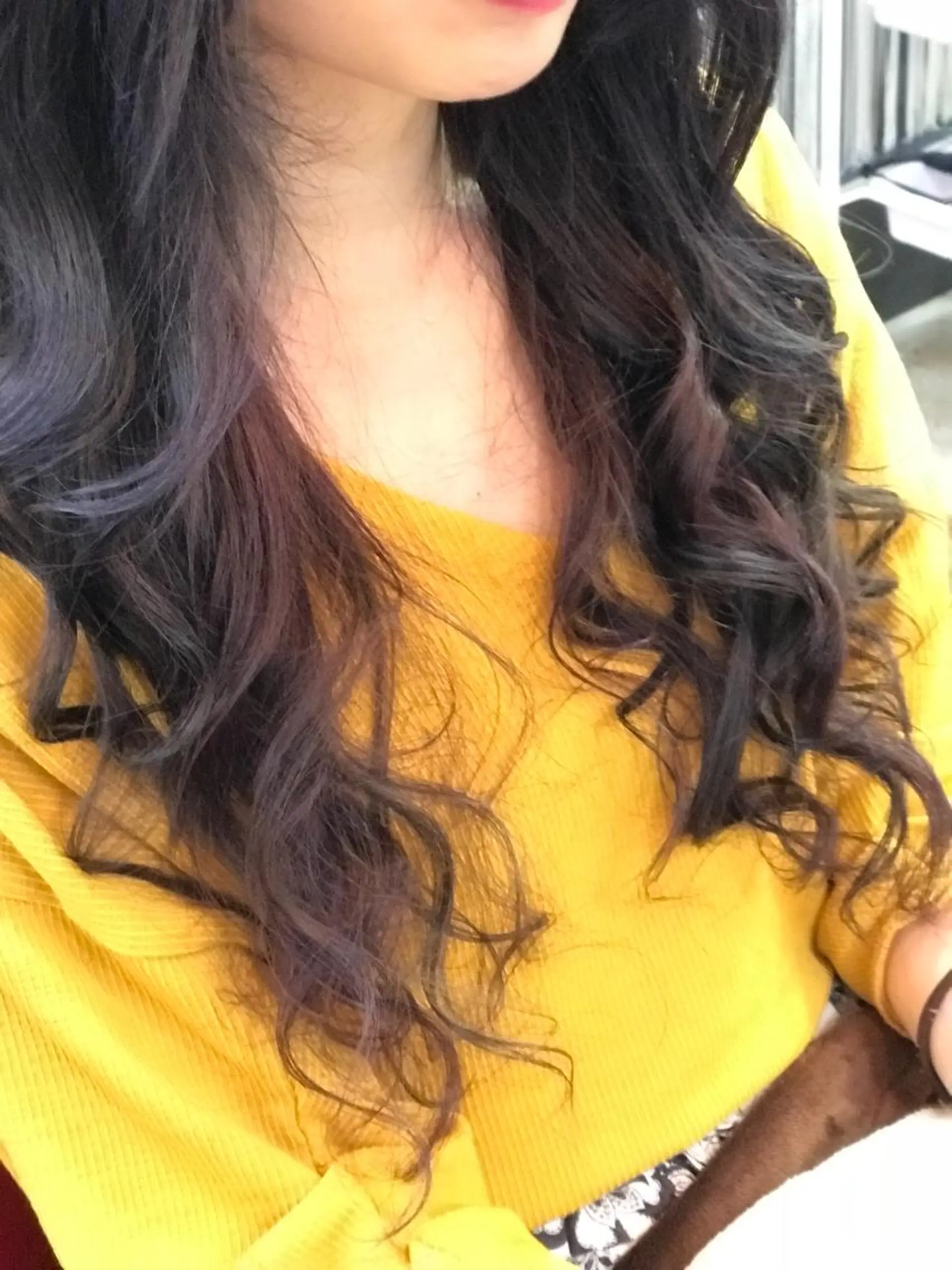 ロング カラー ヘアカラー トリートメント 渋谷宮益坂 omoのヘアスタイル