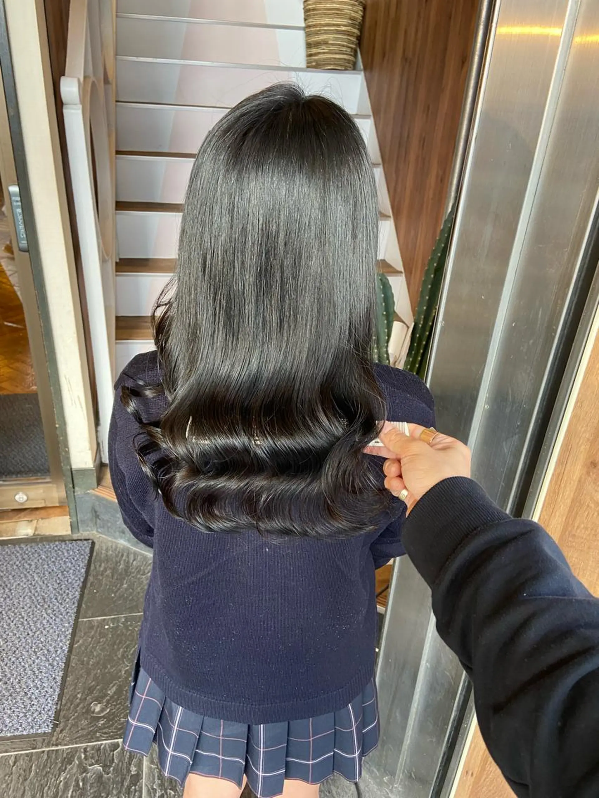 セミロング カラー アクアカラー ダブルカラー グラデーションカラー ハイライトカラー イルミナカラー カット ヘアカラー 韓国/色気/レイヤー /avance天王寺のヘアスタイル