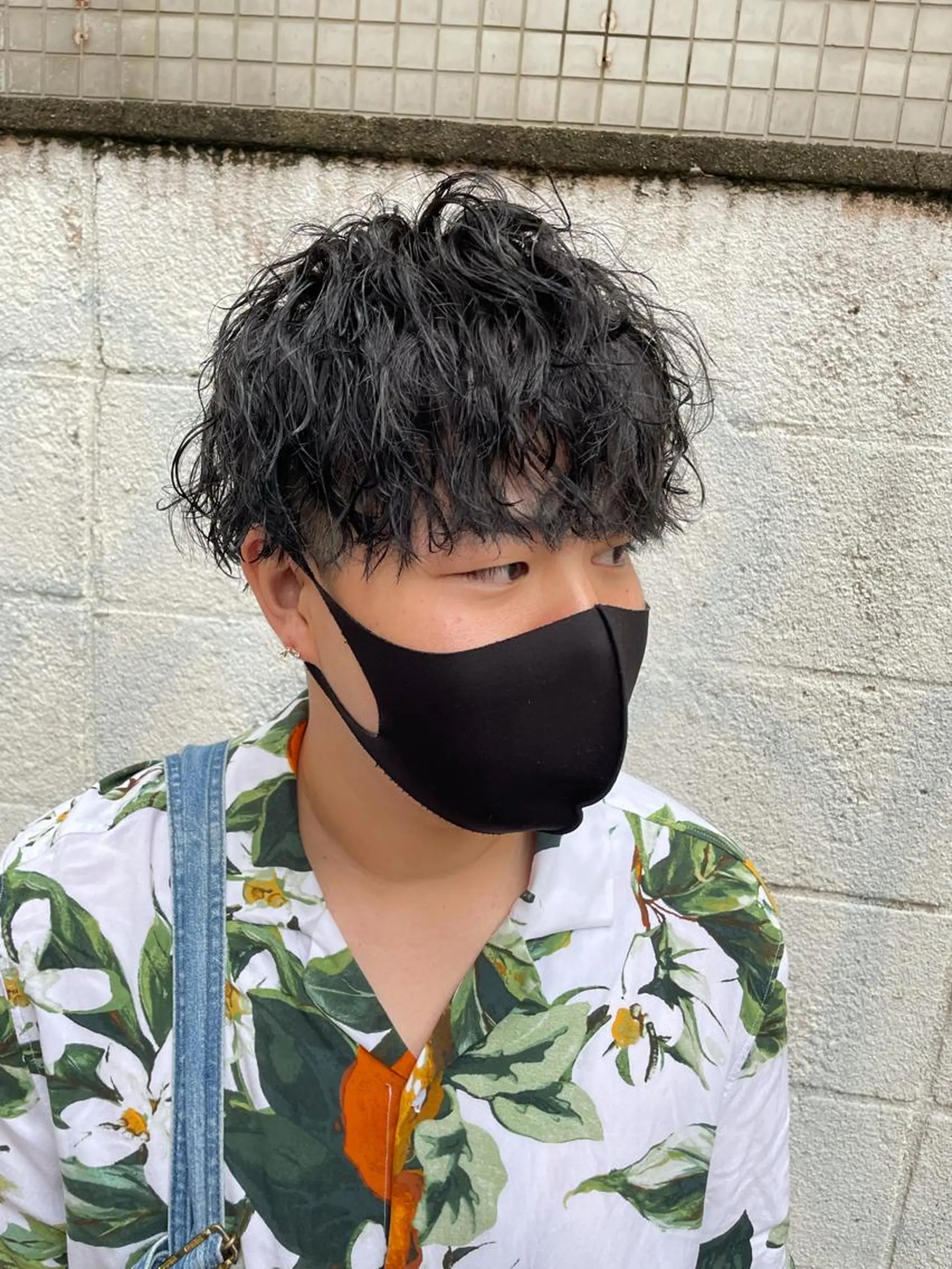 ミディアム ミディアムパーマ 渋谷 メンズヘア⭐️ タニグチヨシユキのヘアスタイル