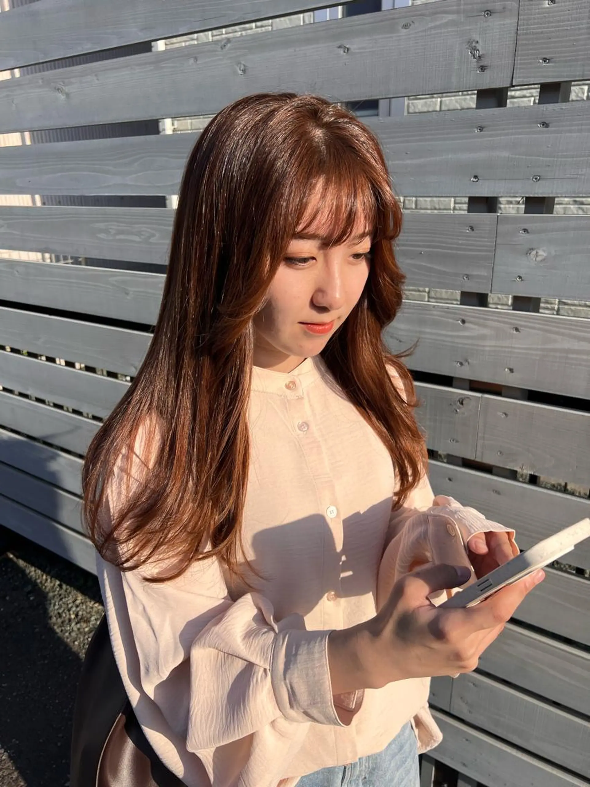 ロング カラー アッシュ 黒髪 ブリーチ ブルーカラー ブルーブラック カット ヘアカラー トリートメント 🌿寄り添い型美容師 🌿yuiのヘアスタイル