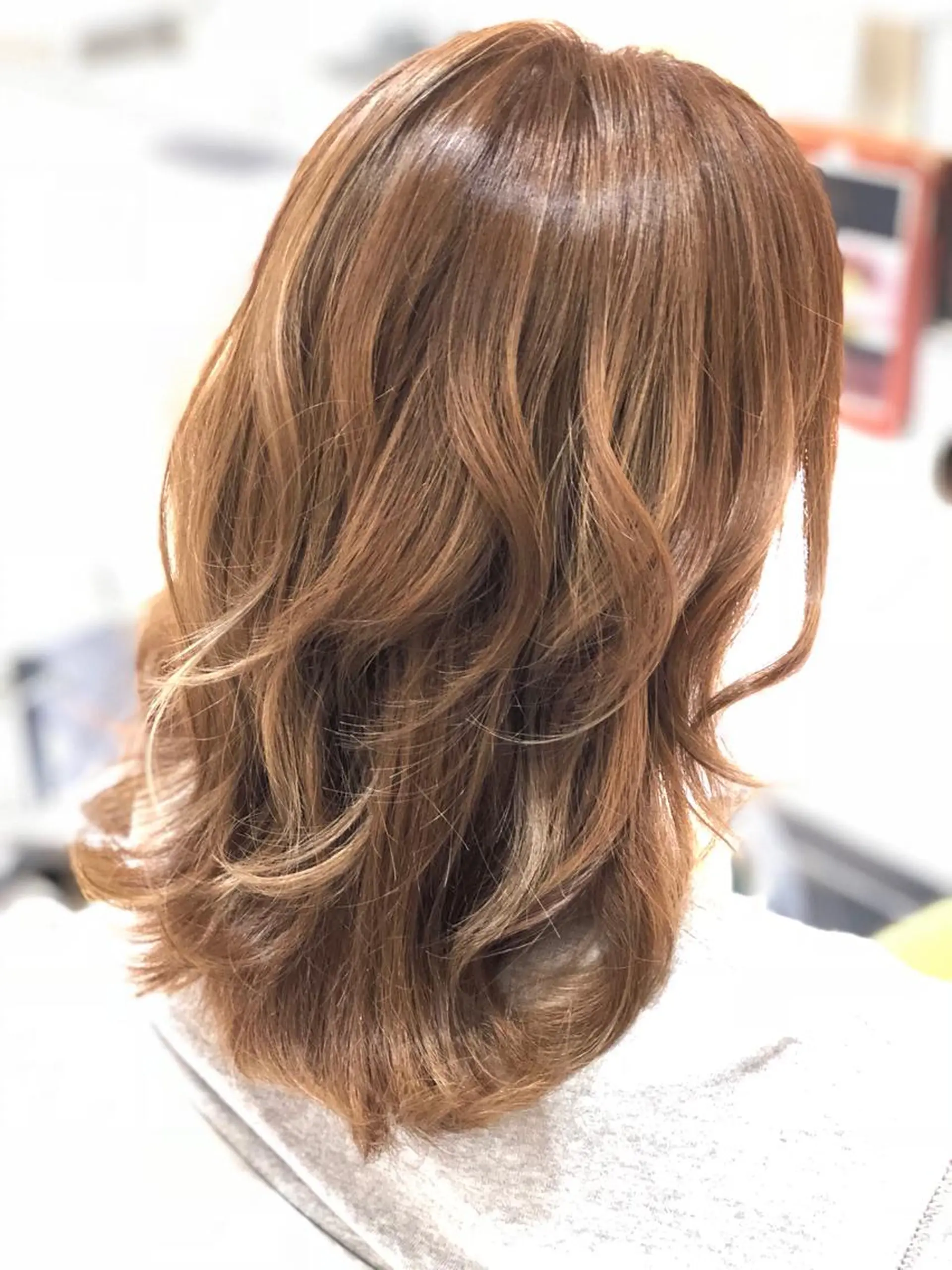 ミディアム 外国人風カラー ハイライト ショートが得意✂️ 藤城建太のヘアスタイル