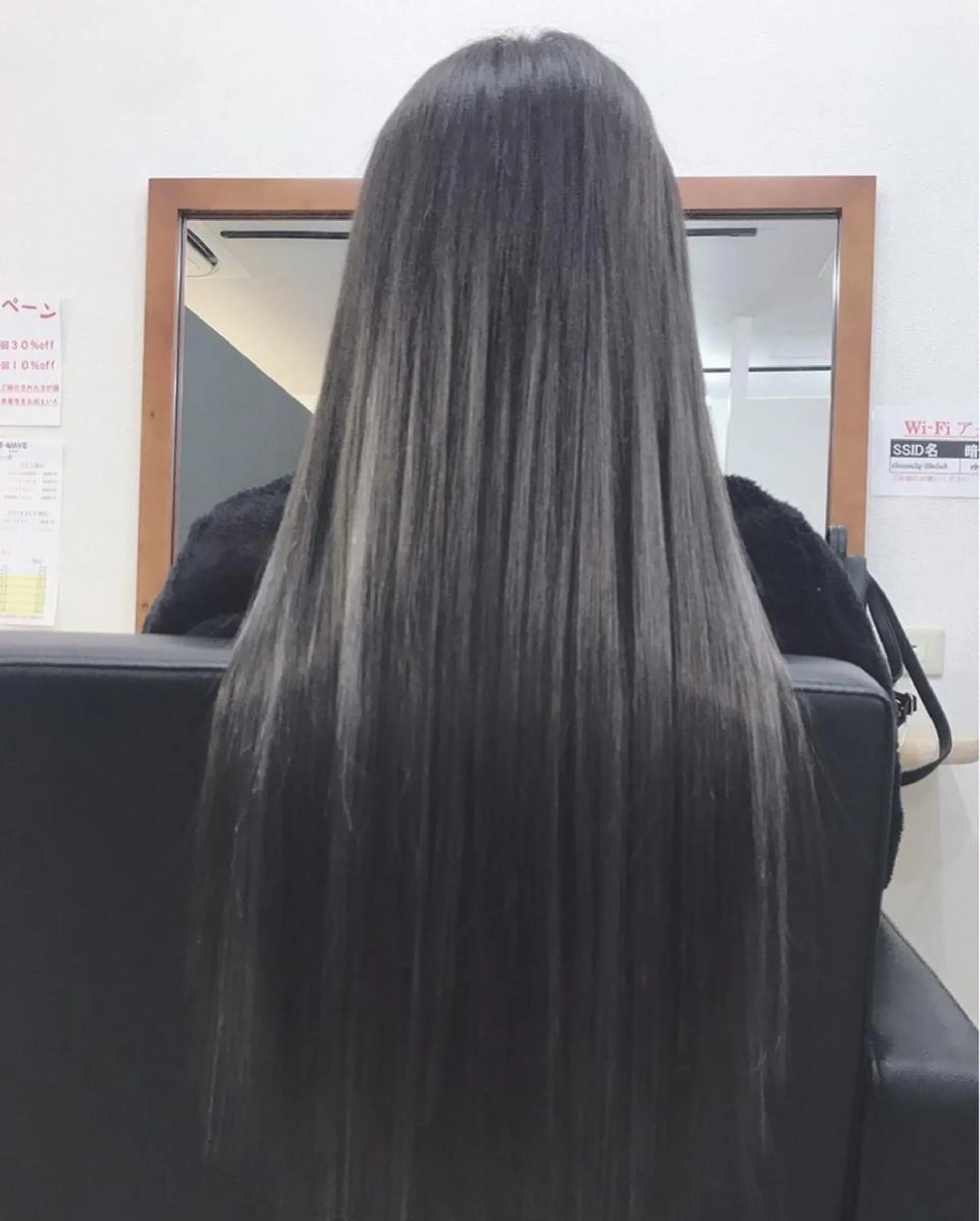 ロング シールエクステ エクステ カット エクステ E-WAVE hair × エクステ専門店ZERO所属・石田 美晃のヘアスタイル