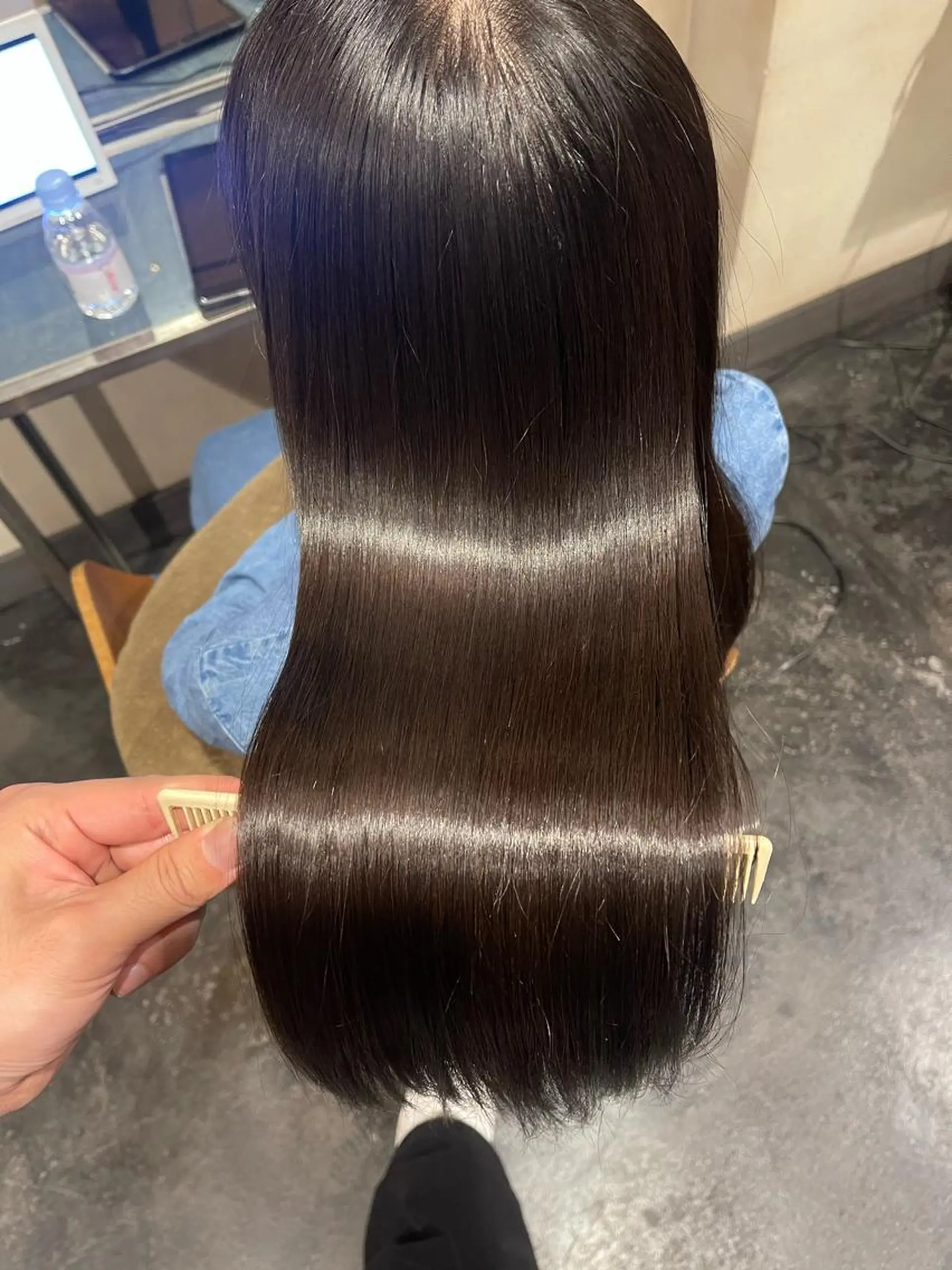 ロング カラー 泉 堅也のヘアスタイル