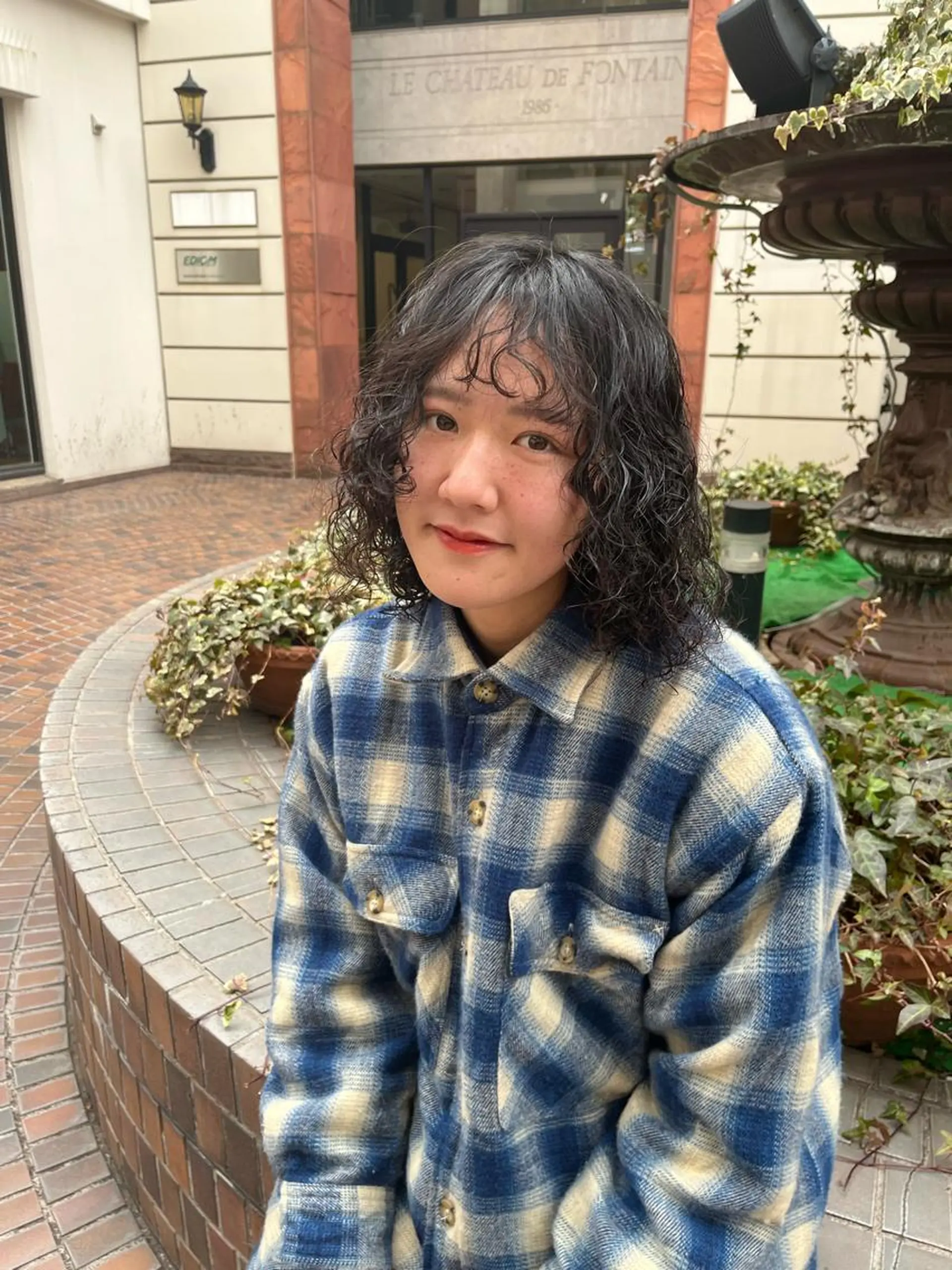 ミディアム パーマ ミディアムパーマ カット パーマ トリートメント DX所属・✨メンズスタイル✨ Daiのヘアスタイル