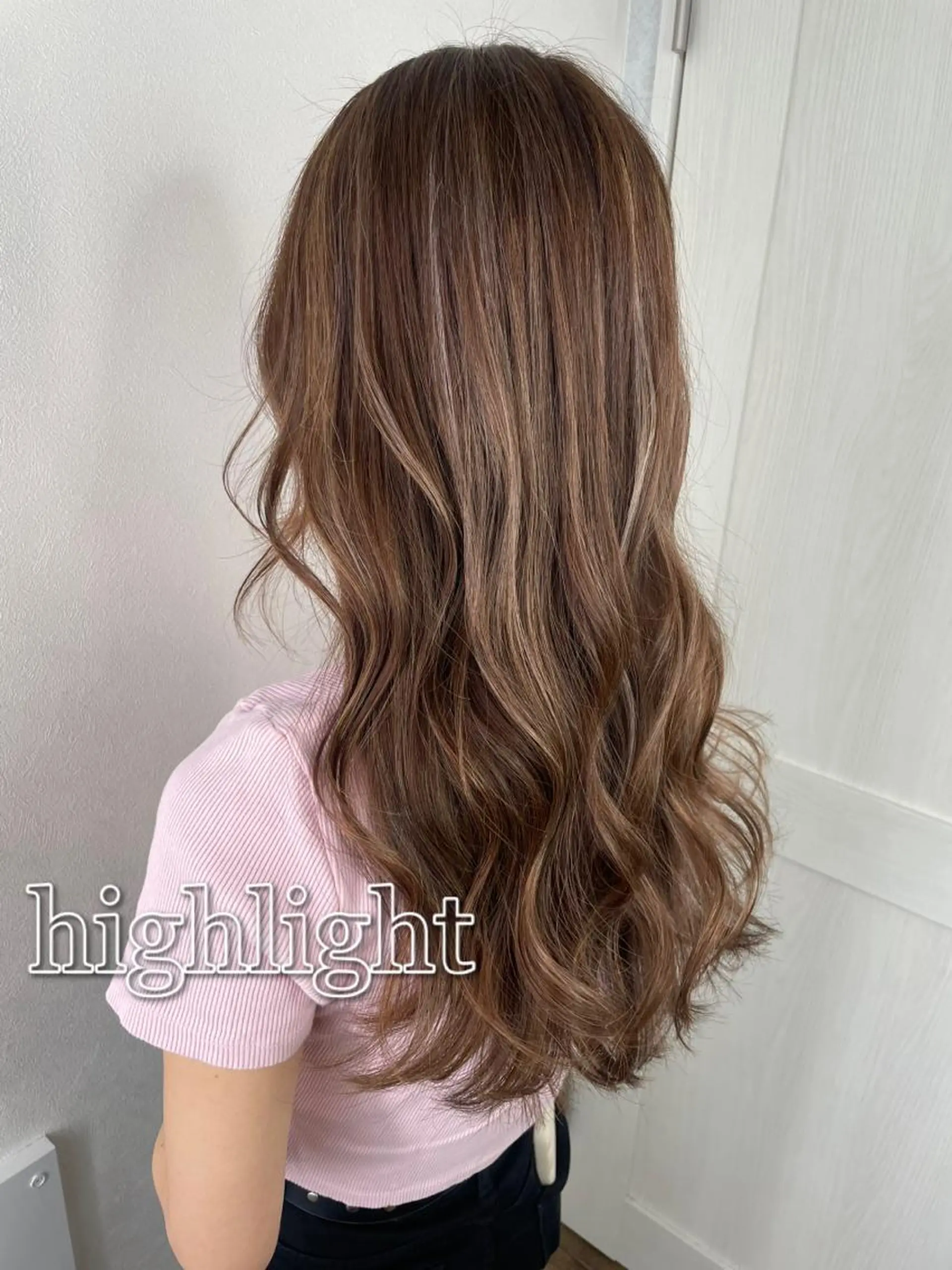 ロング カラー 小顔カット/透明感 カラー/美髪矯正🫧のヘアスタイル