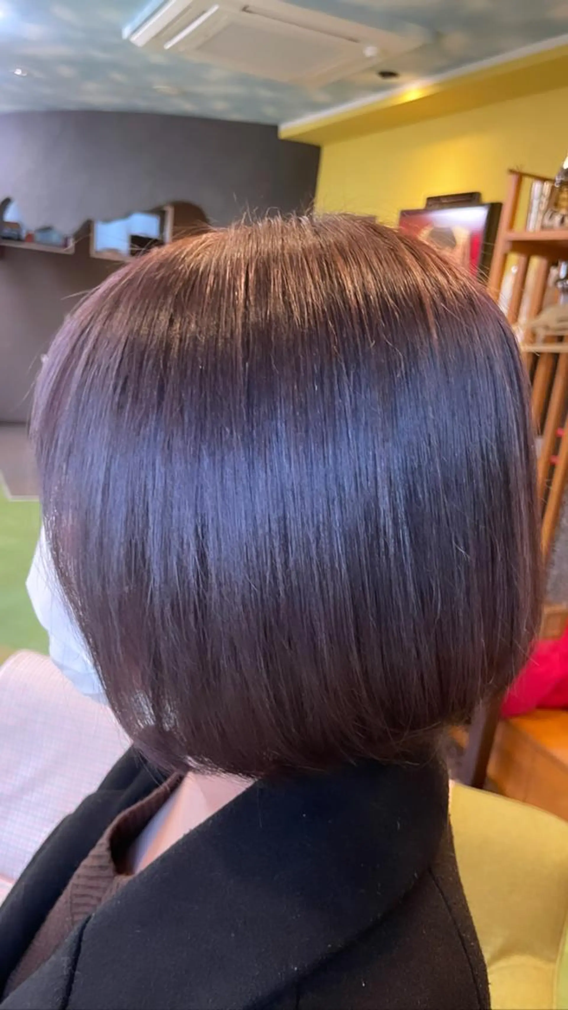 カラー ブリーチ バイオレットカラー デザインカラー🏝️ 須賀汐音のヘアスタイル