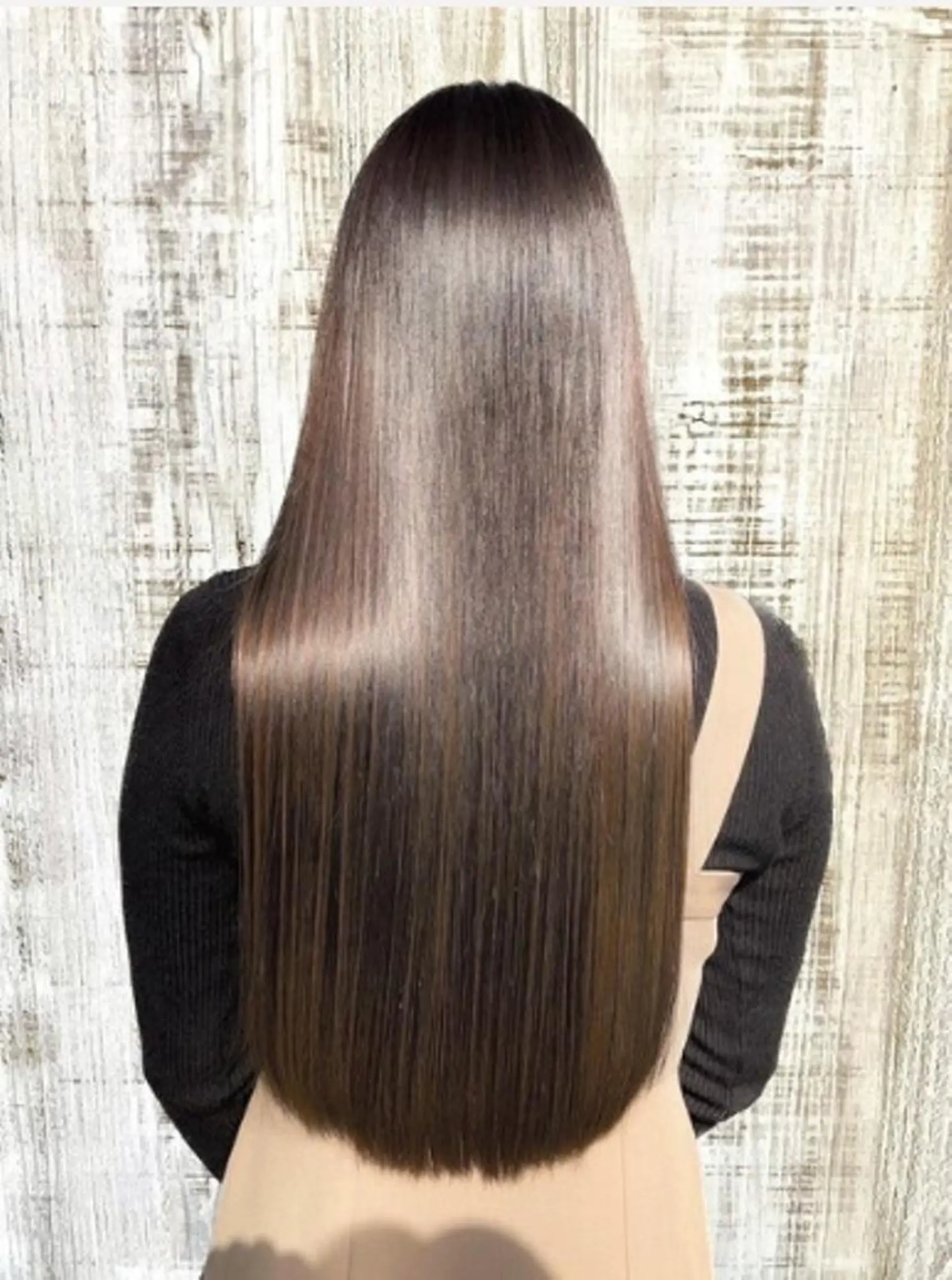 ロング カラー パーマ ヘアカラー 縮毛矯正 ゆい 縮毛矯正/髪質改善のヘアスタイル