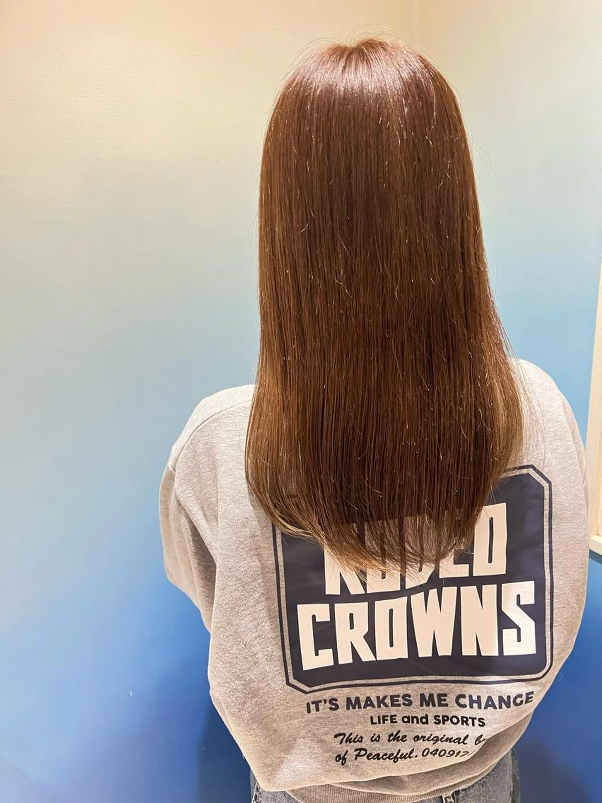 セミロング カラー ヘアアレンジ 🔥ハイトーンカラー ギャルNAOKI🔥のヘアスタイル