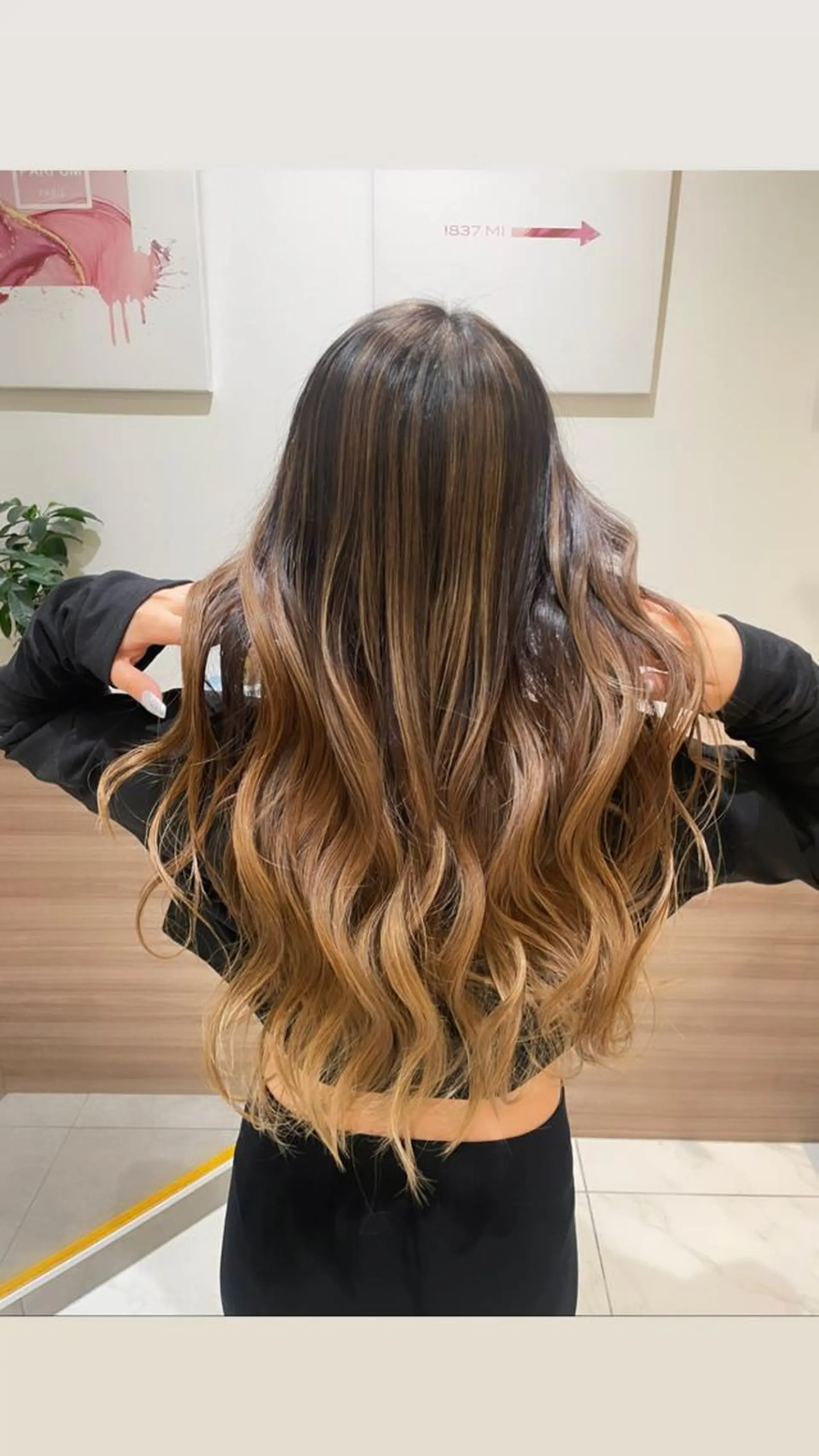 ロング カラー カット ヘアカラー トリートメント 菊池 遼/透明感 /韓国レイヤー/艶感のヘアスタイル