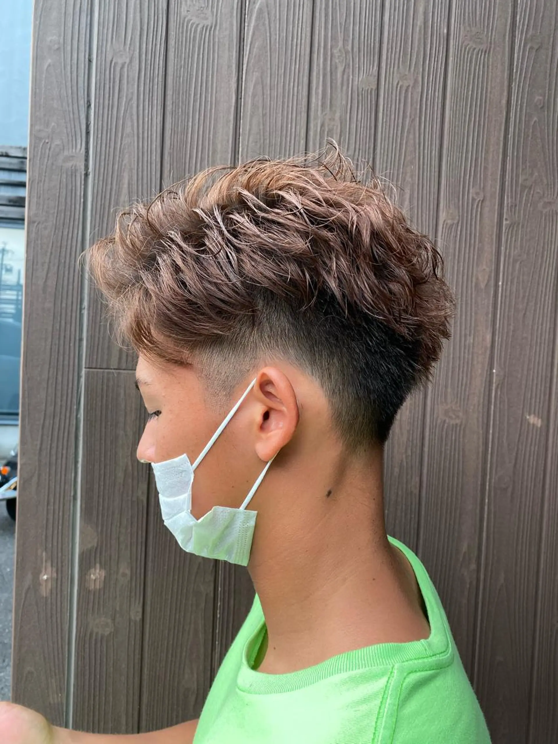 カラー パーマ メンズ 松林 大暉のヘアスタイル
