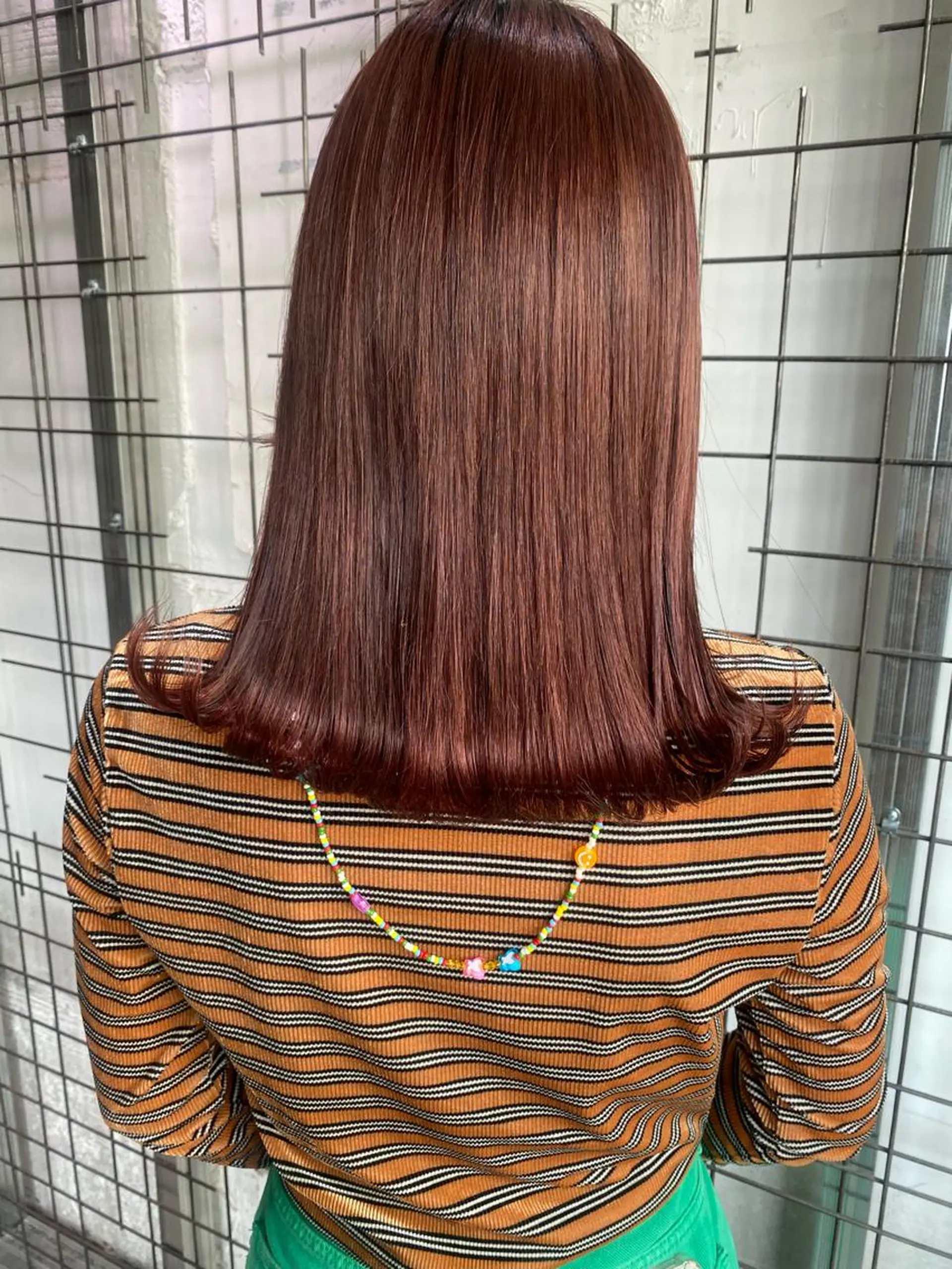 カラー ベージュカラー ピンクカラー ピンクベージュ カット ヘアカラー AYANE 韓国ヘア /レイヤーカットのヘアスタイル