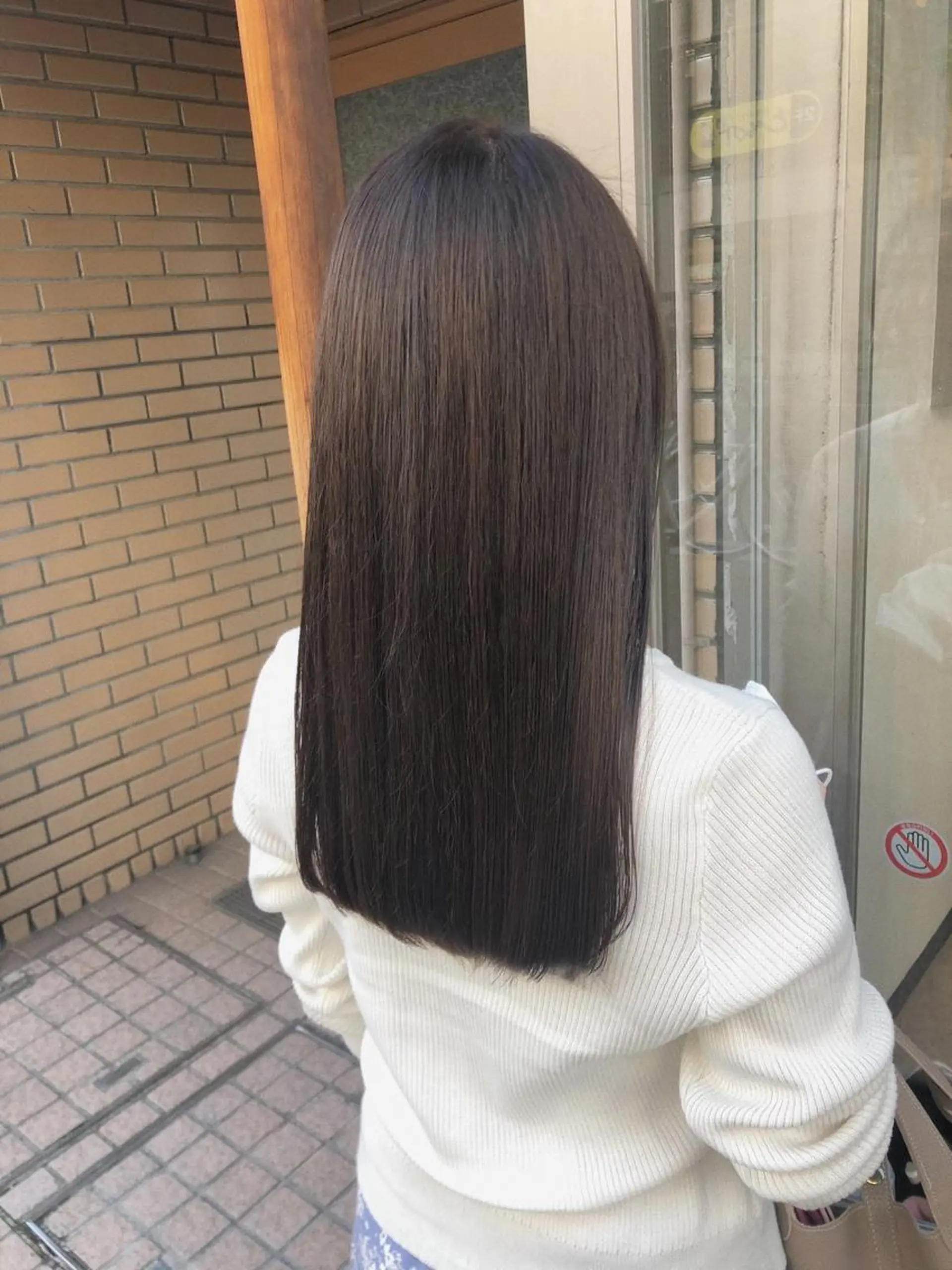 セミロング カラー 冨木 雄斗のヘアスタイル