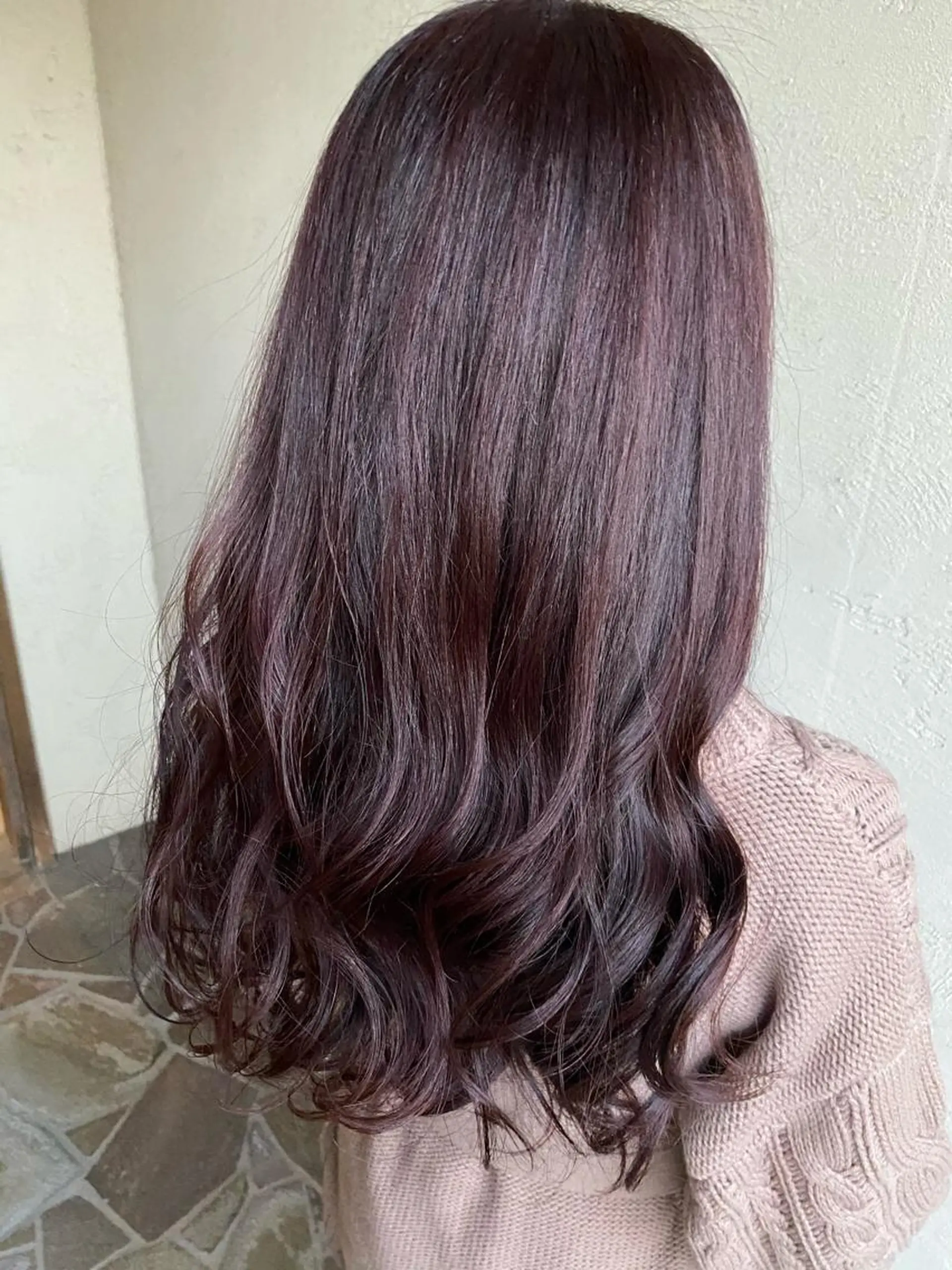 ロング カラー ブラウンカラー ピンクカラー ピンクブラウン ami🍑艶カラー/ 髪質改善/透明感のヘアスタイル