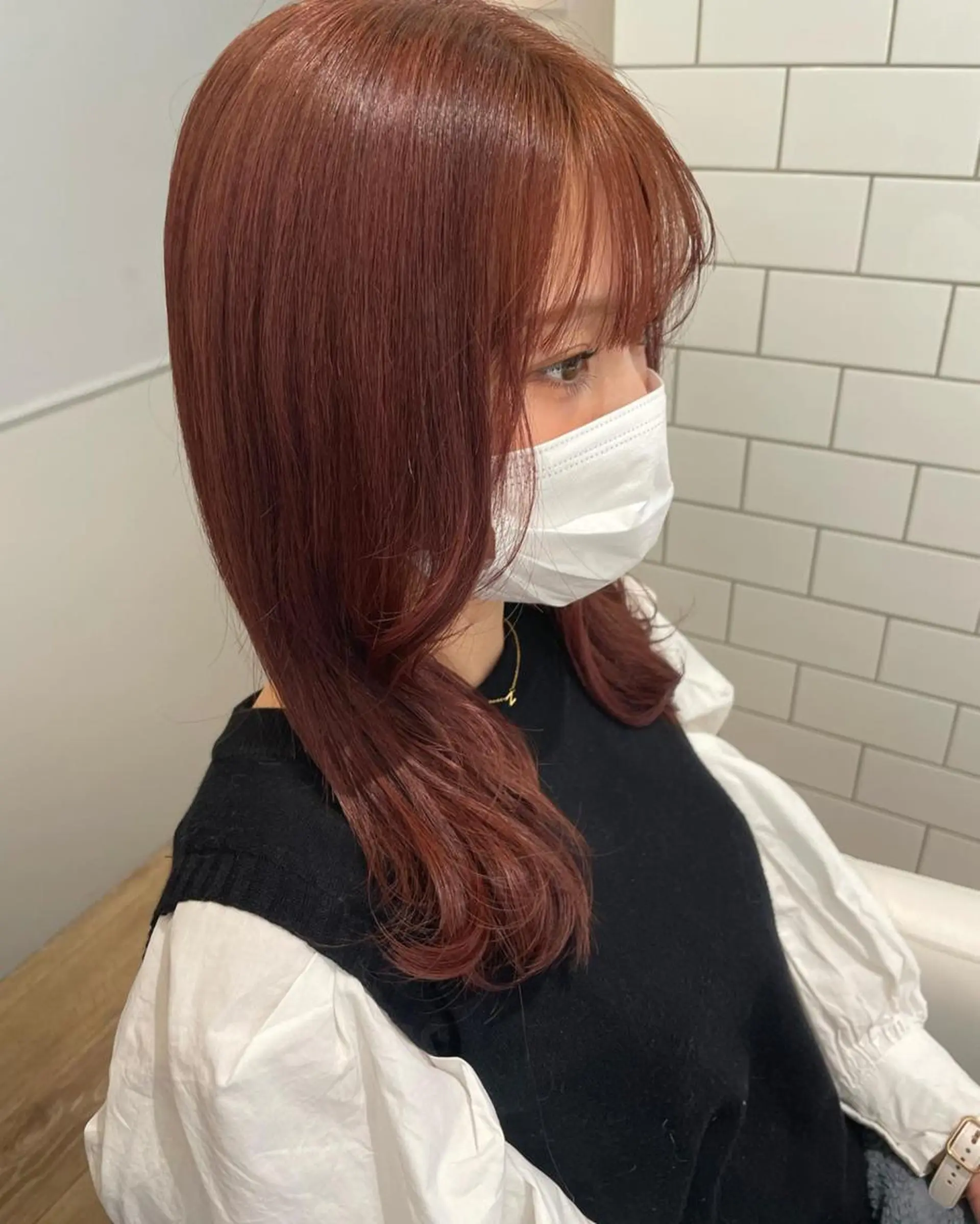 ミディアム カラー パーマ ヘアアレンジ メンズ キッズ ネイル マツエク・マツパ メンズブリーチ ブリーチ ブリーチなしカラー カット ヘアカラー トリートメント 🫧垢抜けヘア🫧 SHIORIのヘアスタイル