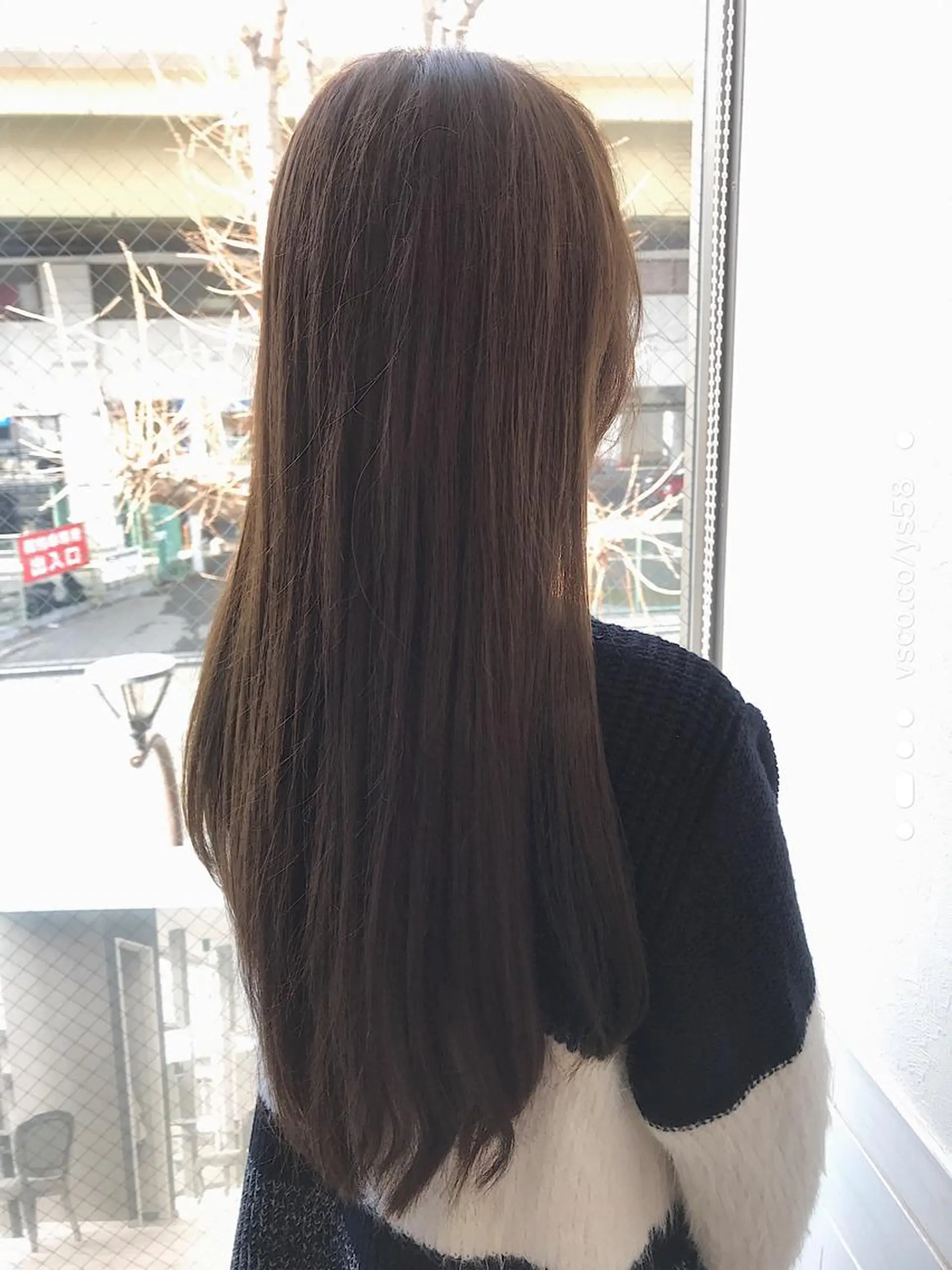 ロング カラー ベージュカラー ヘアカラー 柴田 祐輔のヘアスタイル