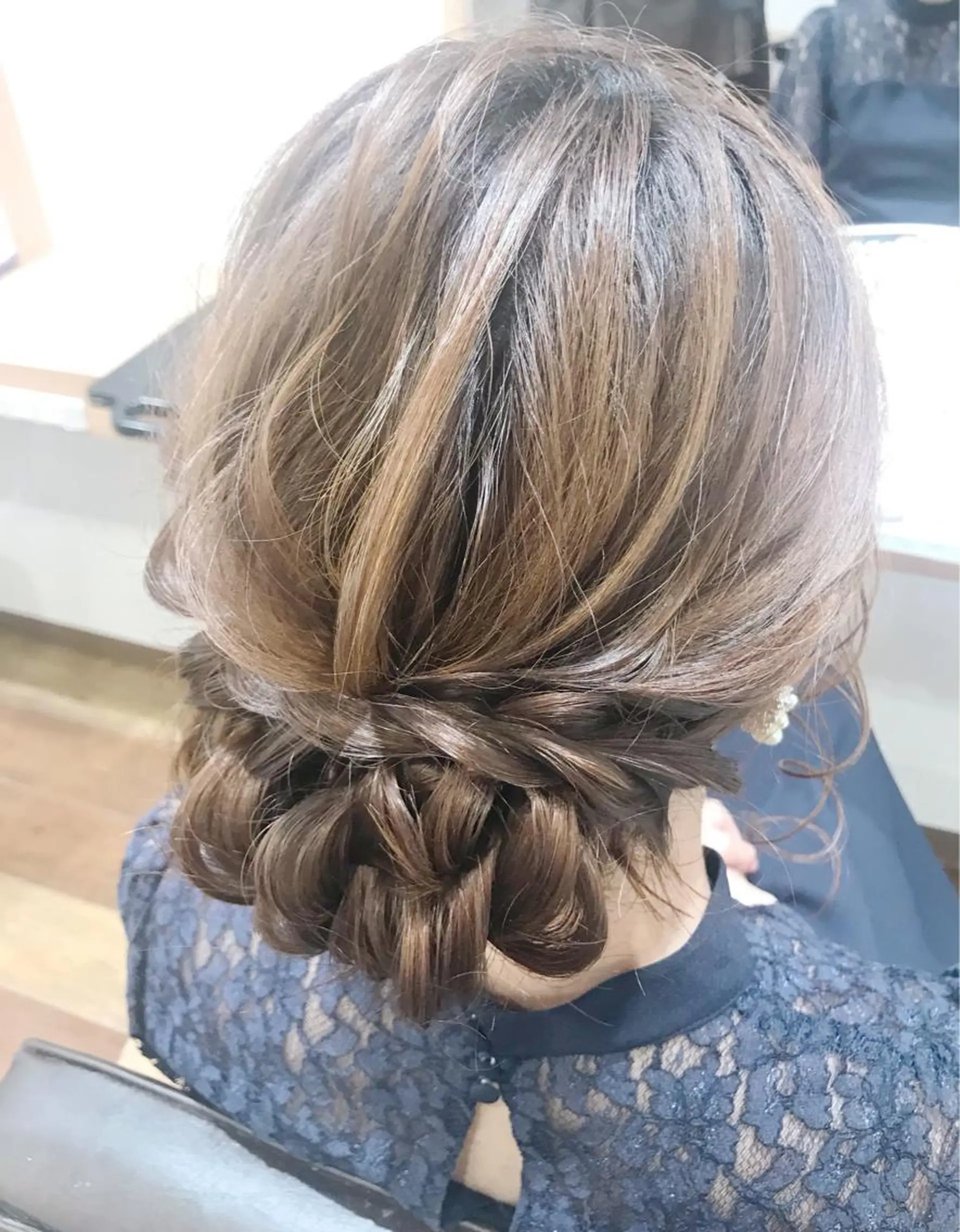 ヘアアレンジ ローシニヨン ヘアセット GRANLUSSO 〜グランルッソ駅前店所属・木口 嘉美のヘアスタイル