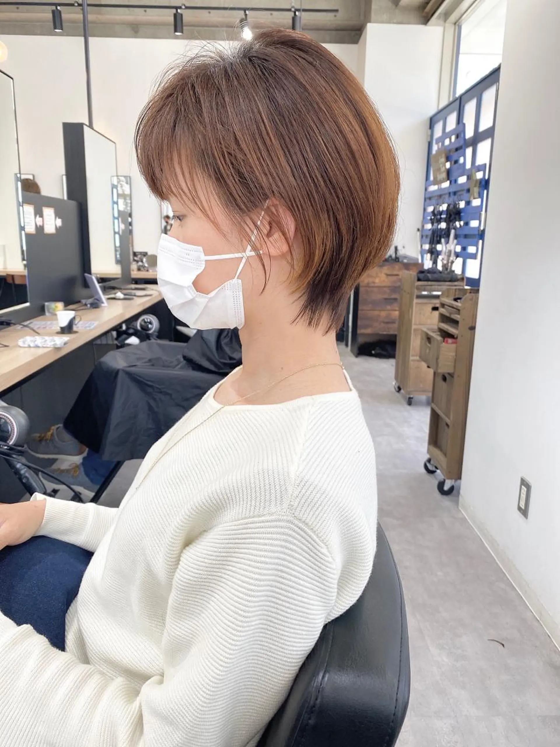 ショート カラー giinii所属・横浜縮毛矯正 ☆渋谷良太のヘアスタイル