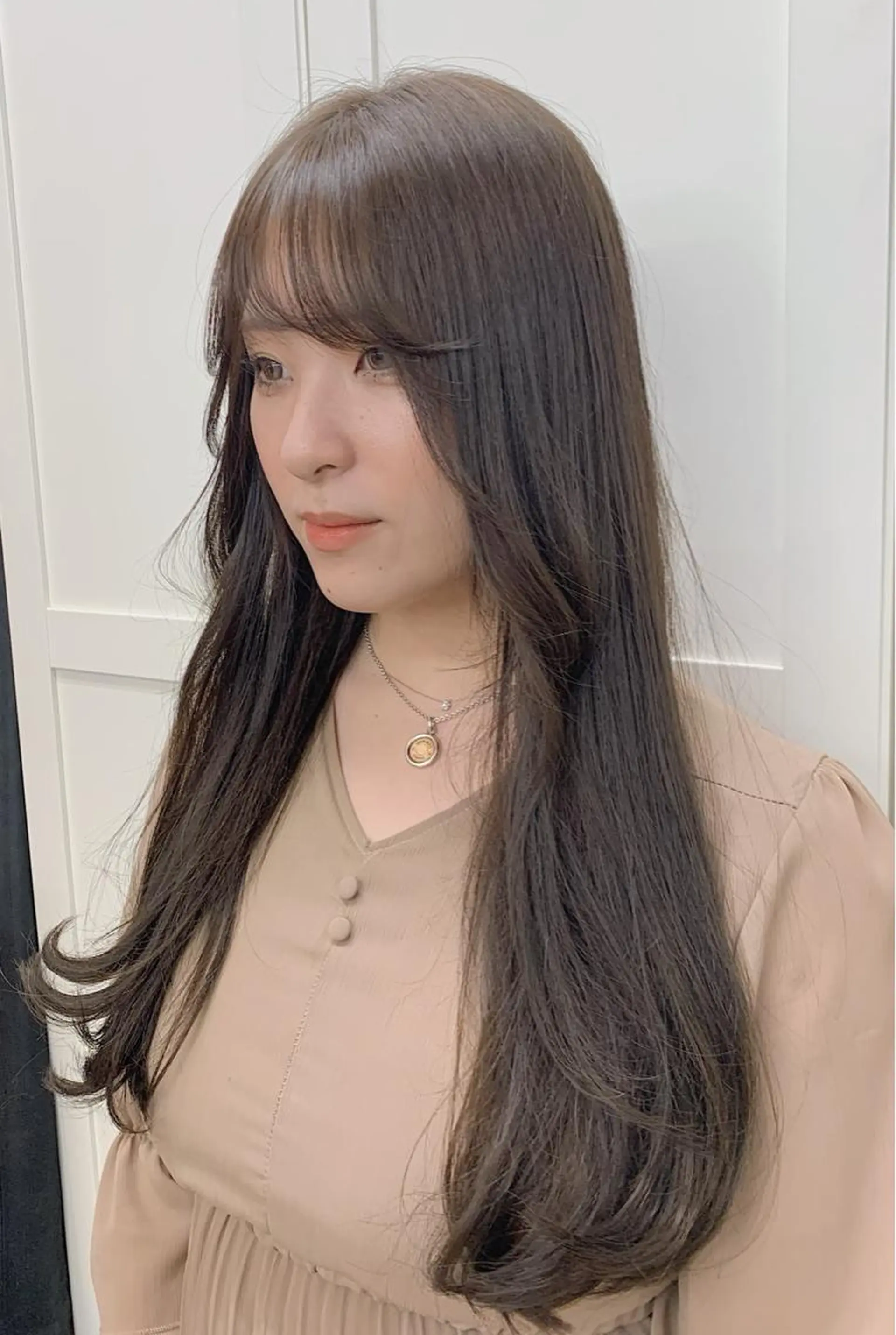 ロング カラー カット ヘアカラー トリートメント ハットリ /北習志野のヘアスタイル