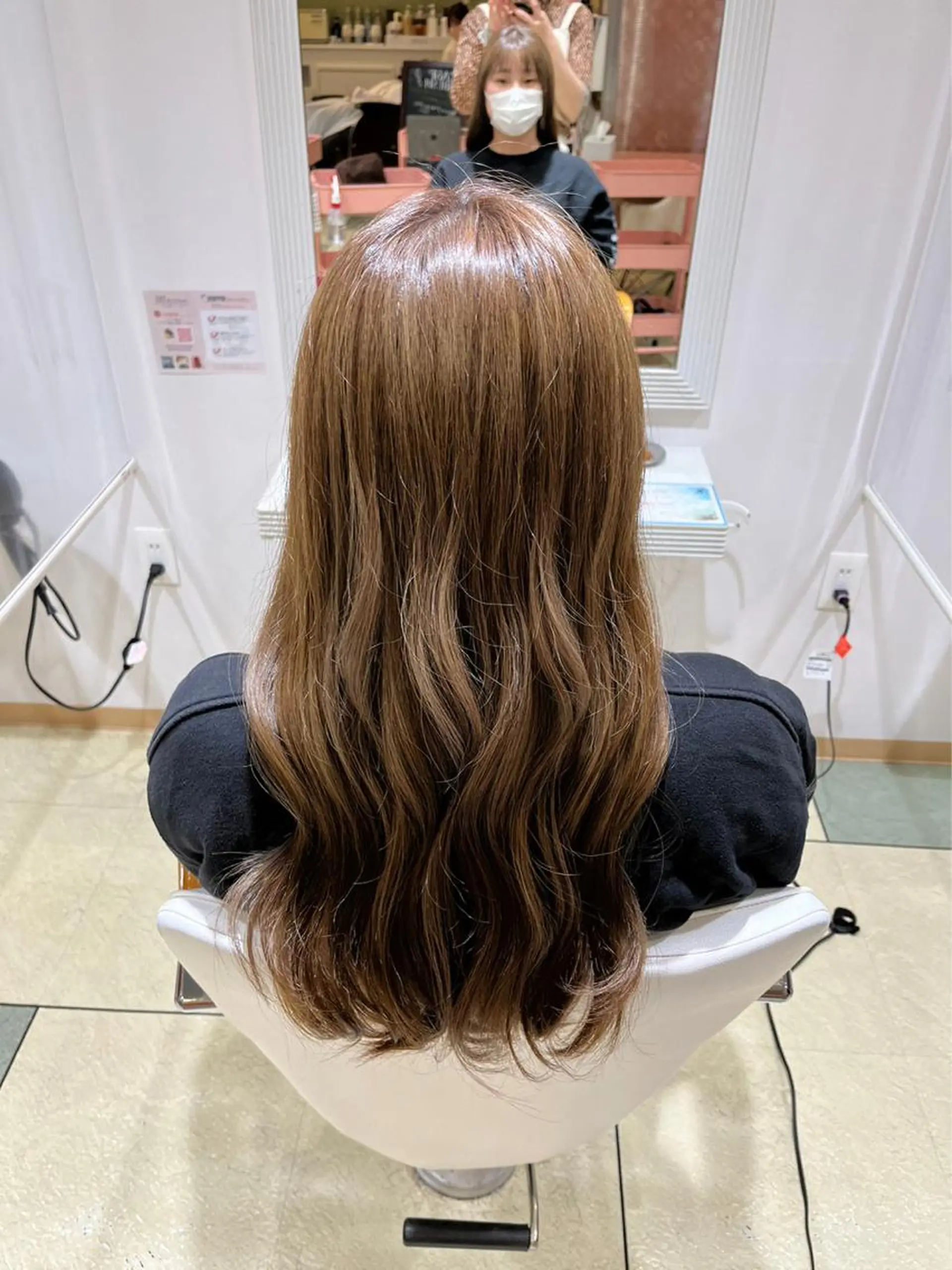 ロング カラー バレイヤージュ ブリーチ ケアブリーチ 透明感カラー デザインカラー 💙ルル💙 ハイトーン/レイヤーのヘアスタイル