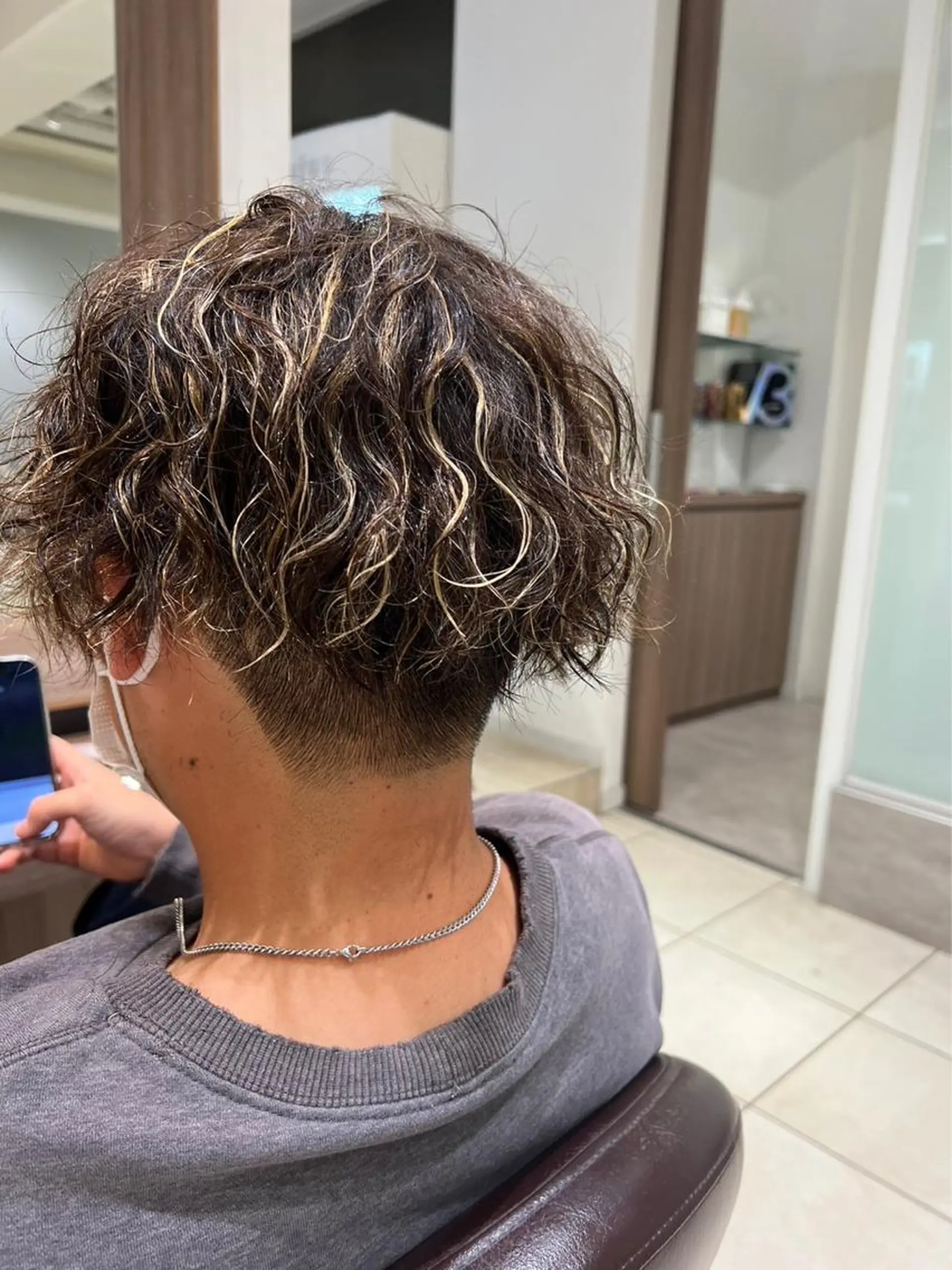 カラー パーマ メンズ m yuのヘアスタイル