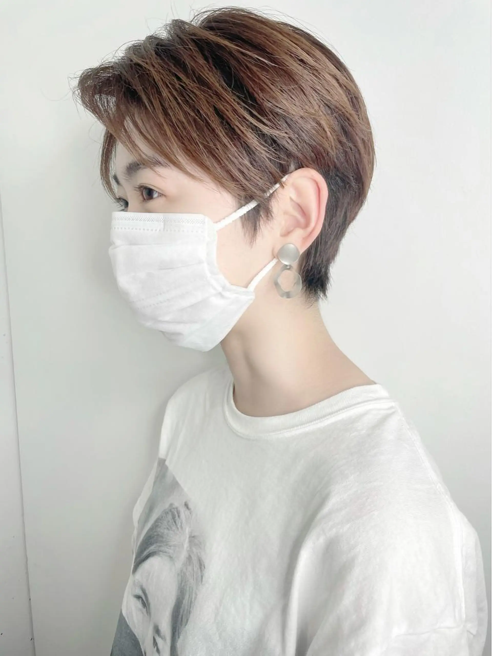 ショート シンプル+αな デザインを 松崎陸のヘアスタイル