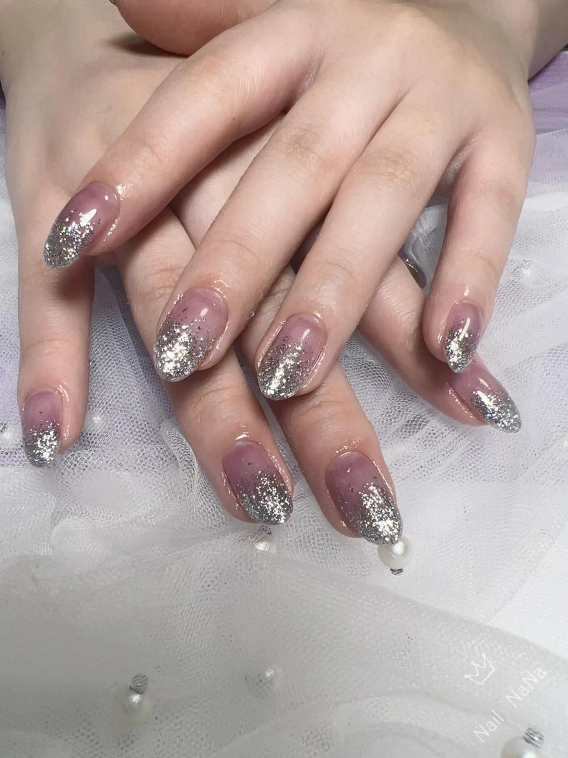 セミロング カラー ネイル Nail NaNaのネイルデザイン
