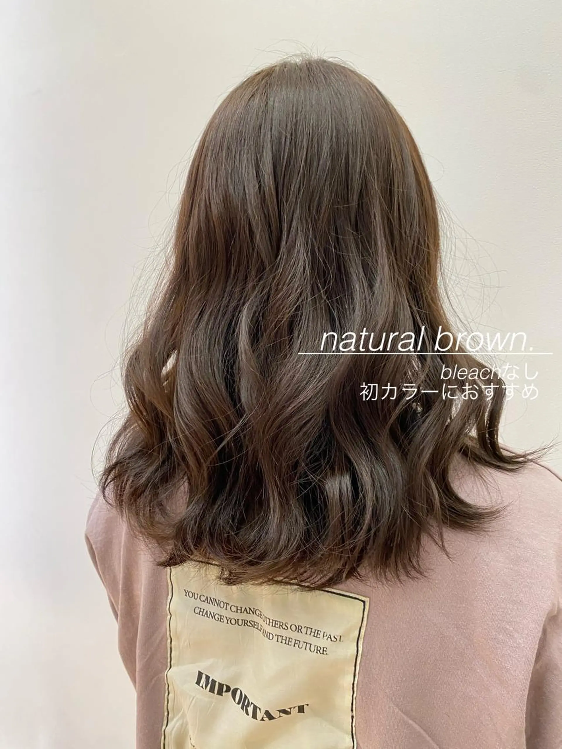 セミロング カラー 透明感カラー es SALON所属・神崎 夢羽のヘアスタイル