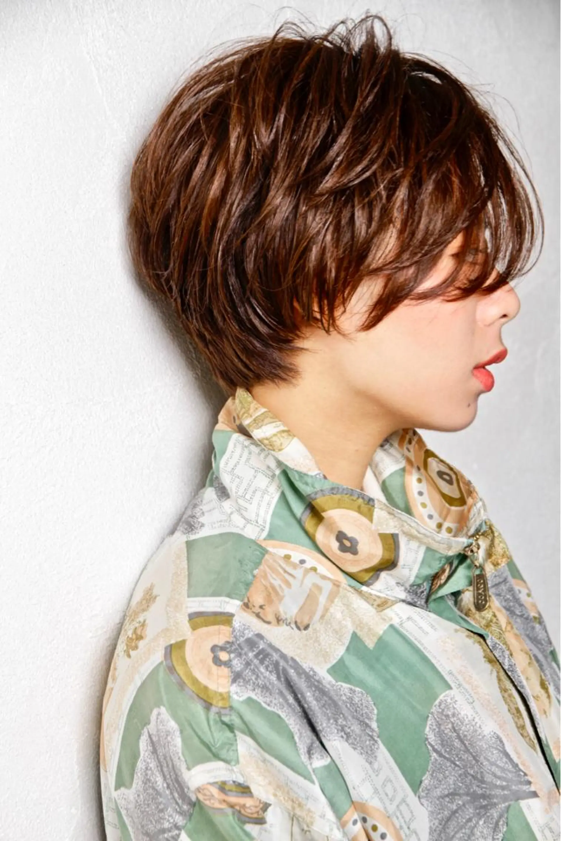 ショート カラー パーマ comeLe所属・仁城 了祐のヘアスタイル