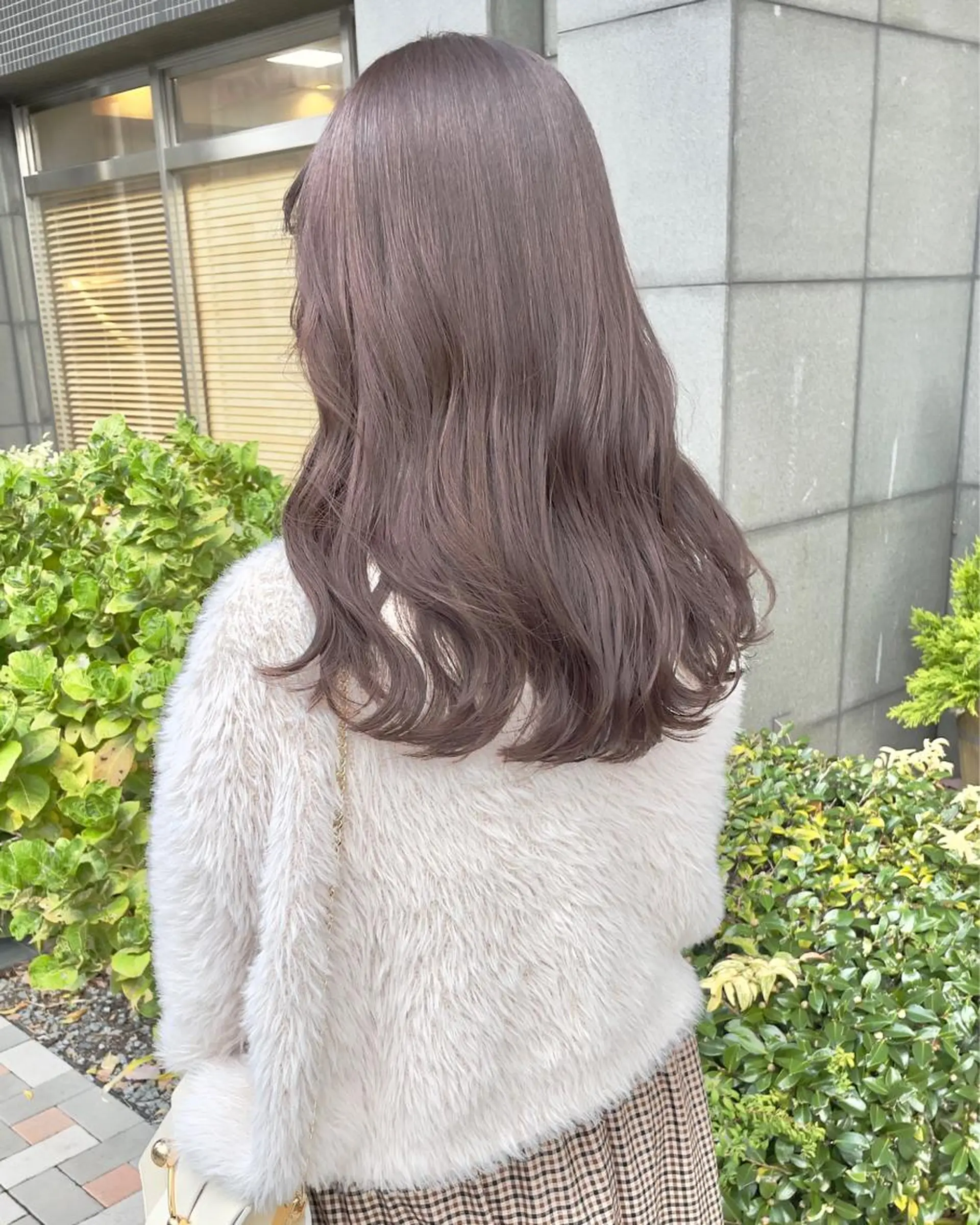 セミロング カラー カット ヘアカラー 明石遼/ベージュ / ピンクのヘアスタイル