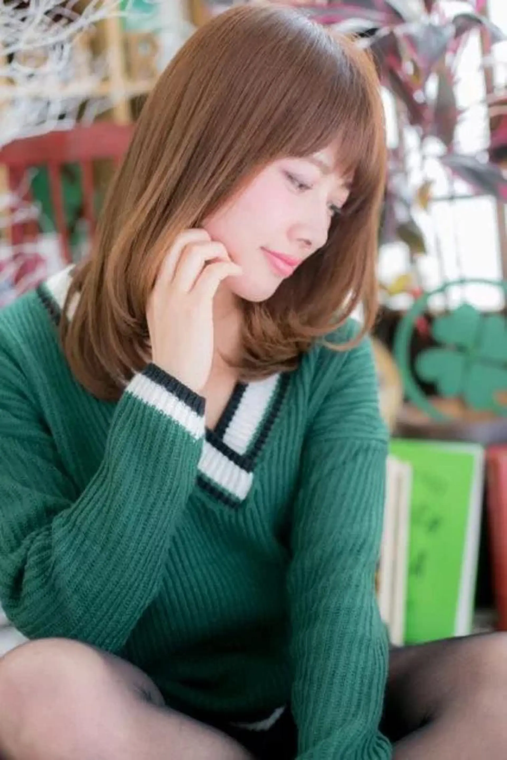 ミディアム カラー 棚村 竜太のヘアスタイル