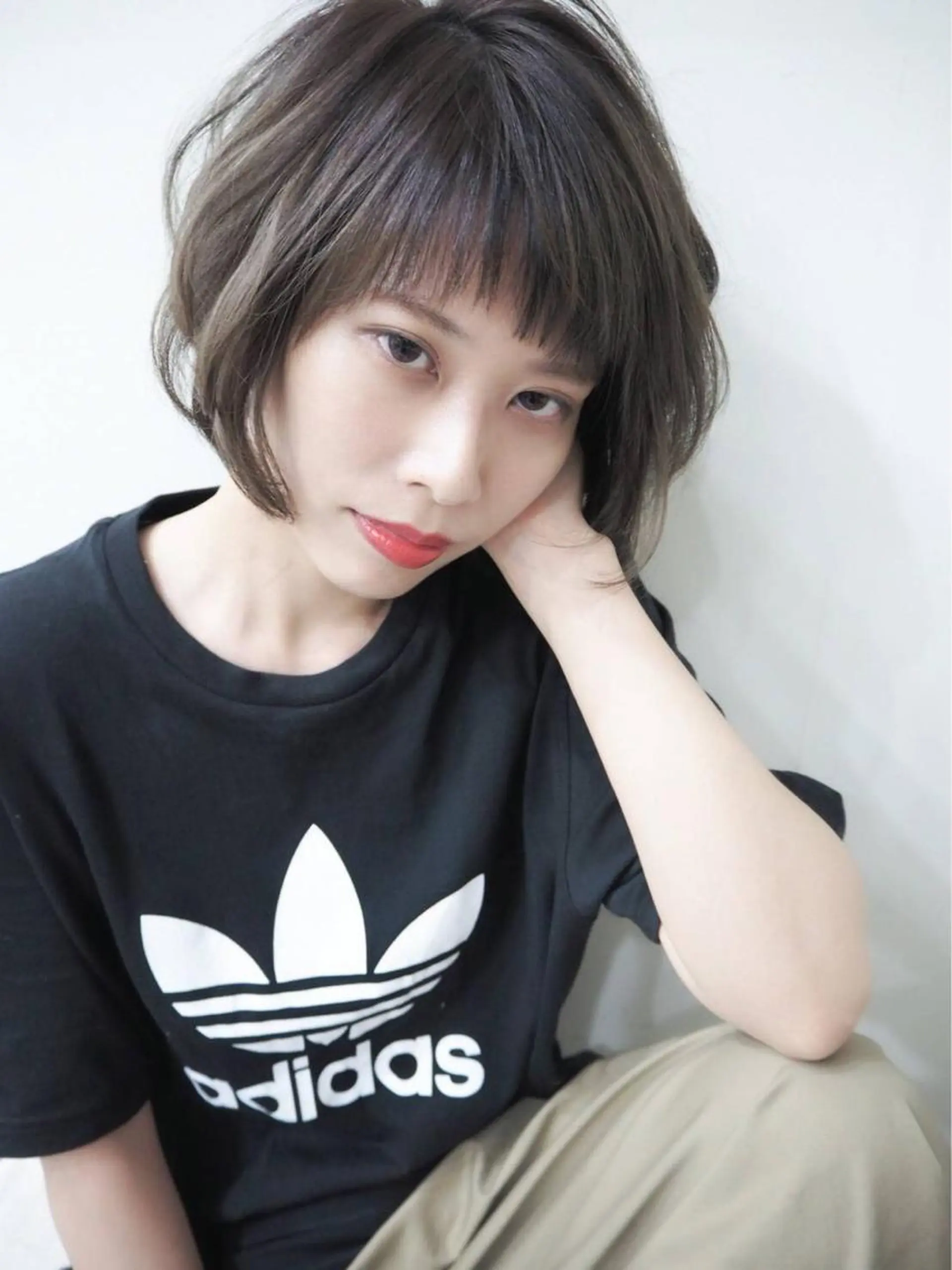 ショート カラー カット ヘアカラー トリートメント SHE. hairdesignのヘアスタイル