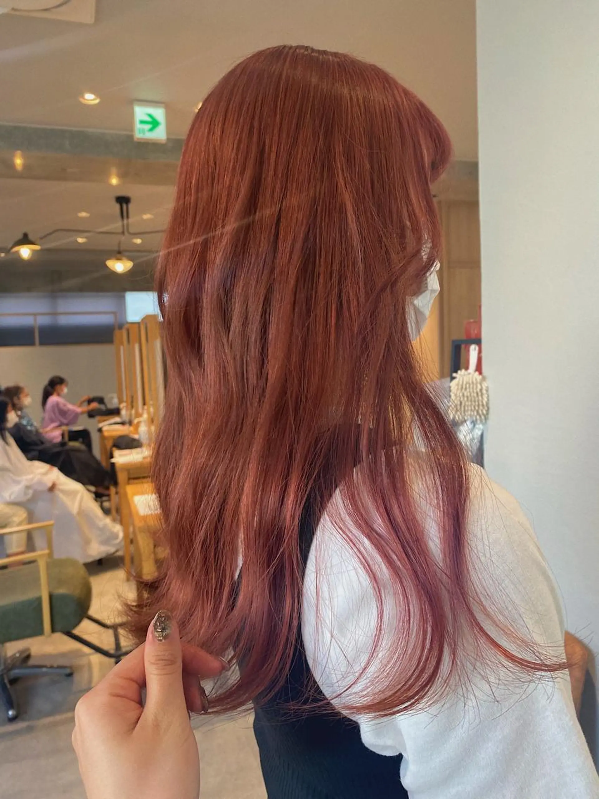 カラー AO所属・RISAKO 艶髪モテヘア🎀府中のヘアスタイル