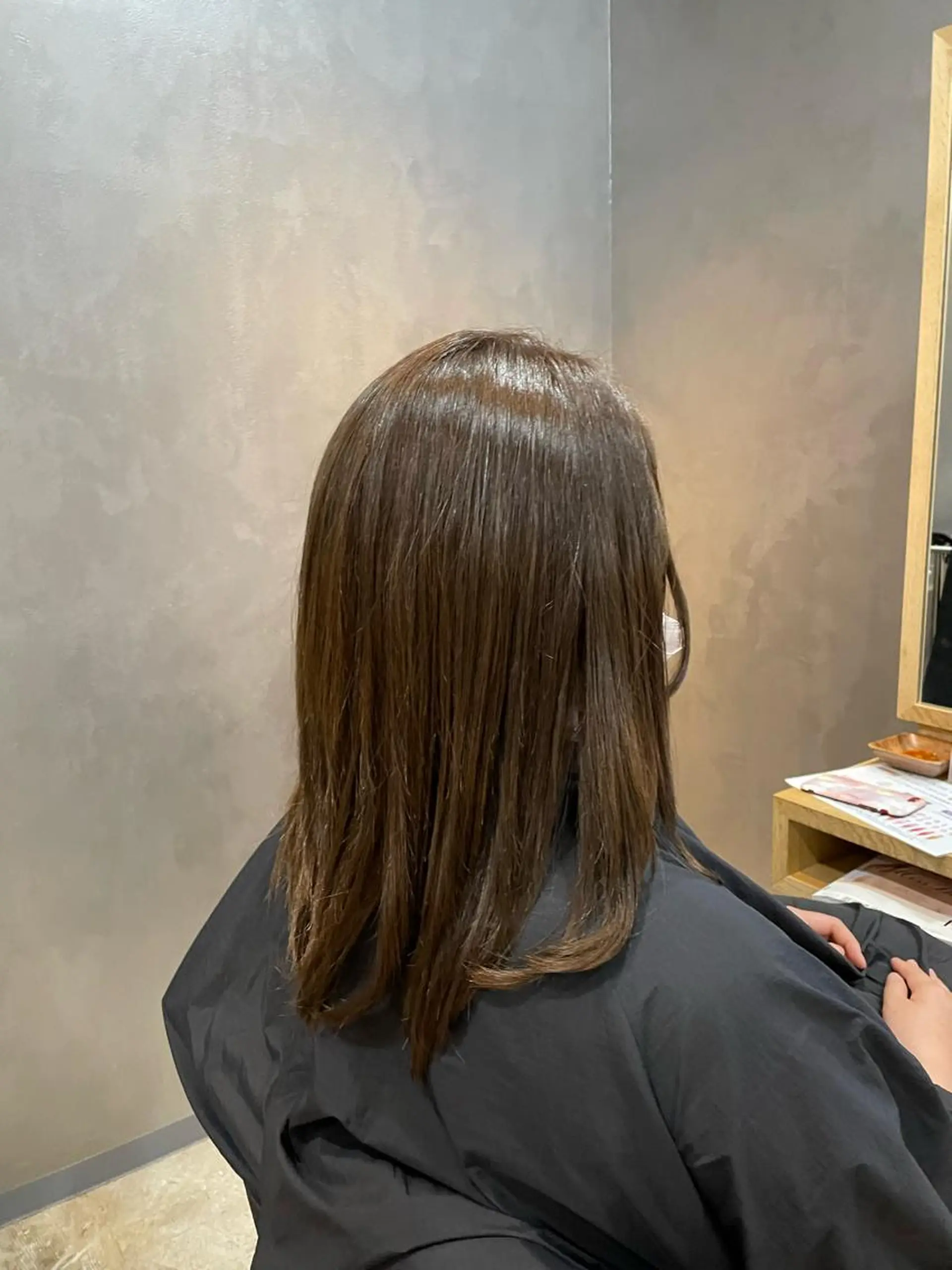 セミロング 上村 颯のヘアスタイル