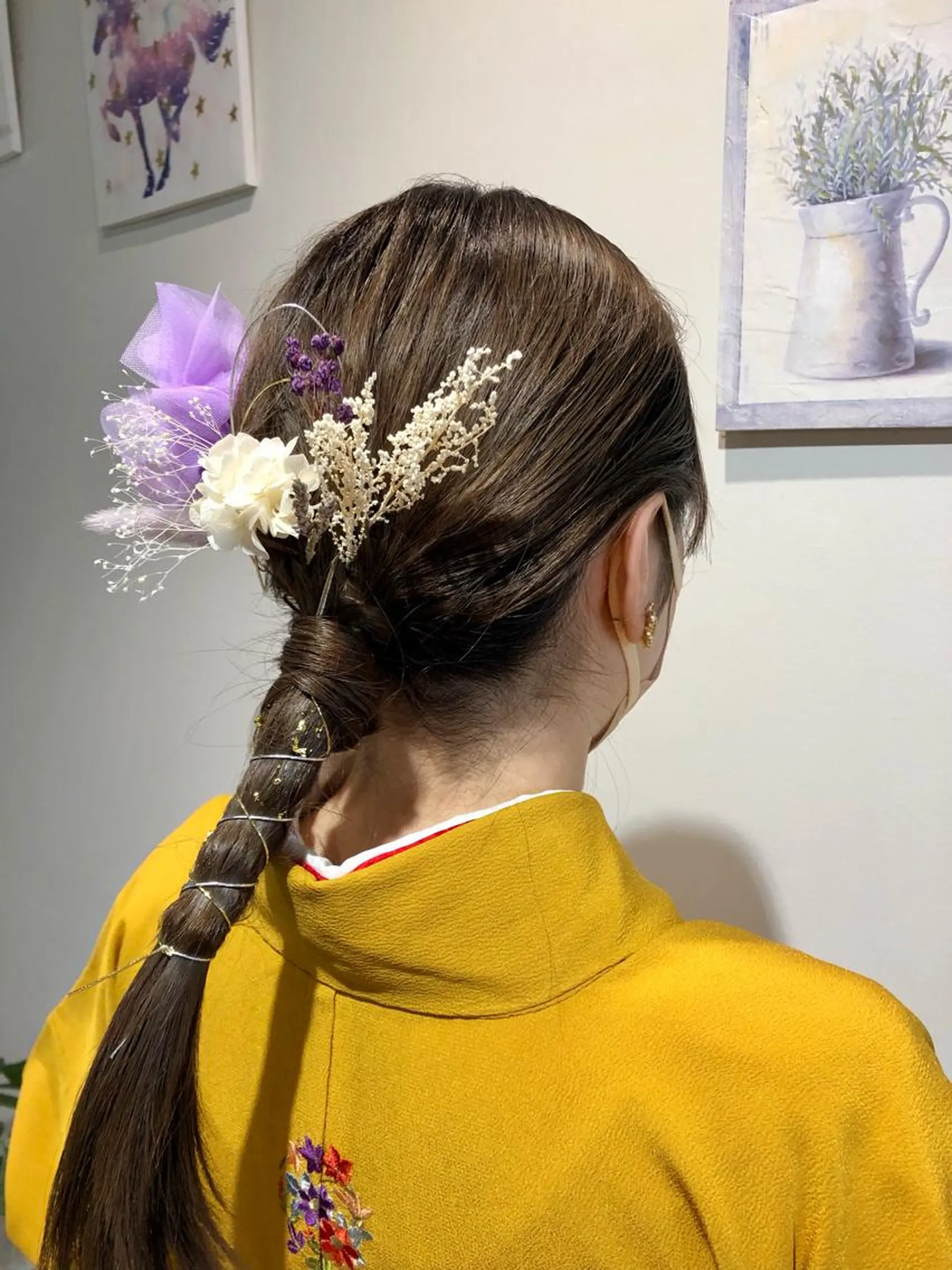 ロング ヘアアレンジ 青野 文香のヘアスタイル