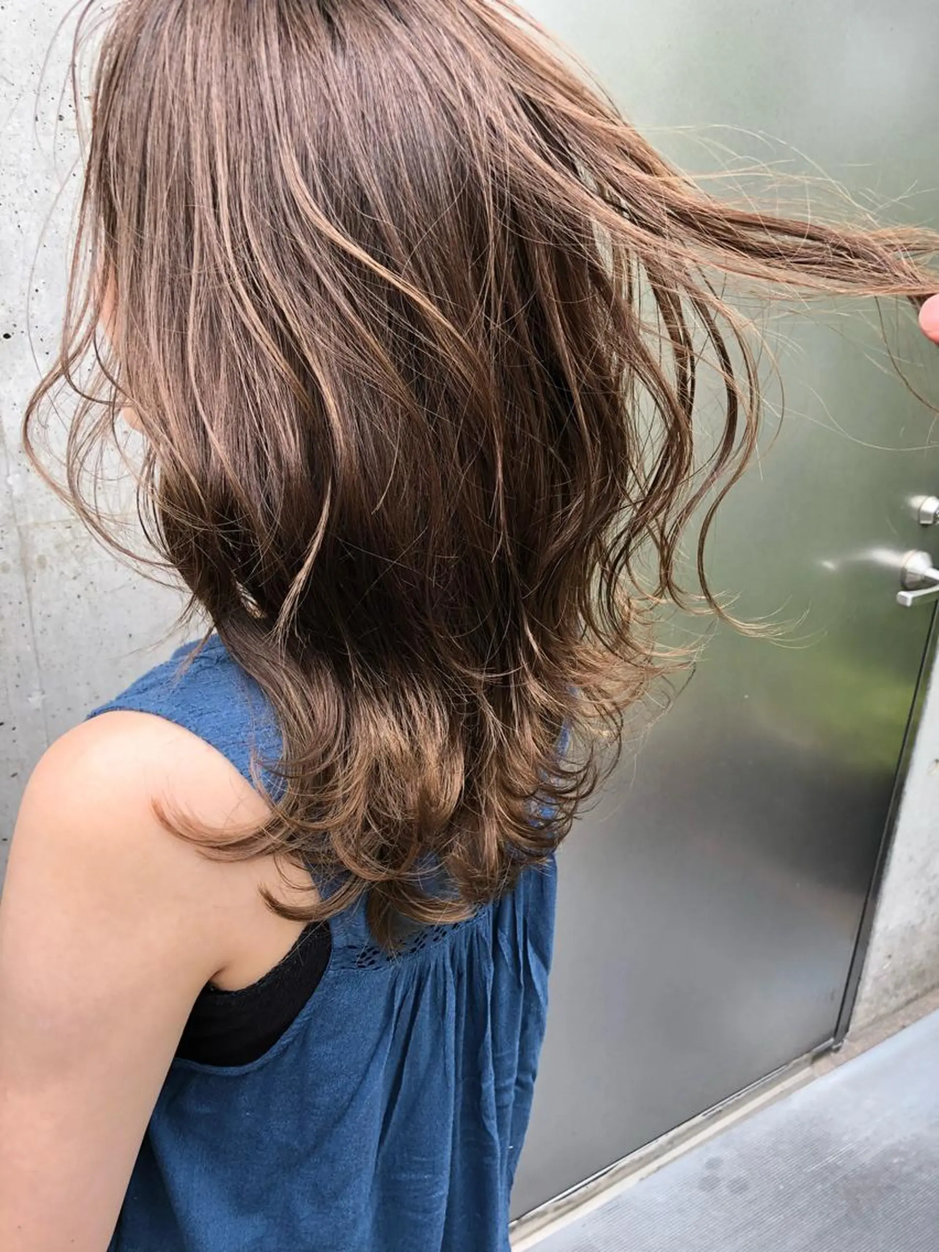 ミディアム カラー ヘアアレンジ 似合わせ専門美容師 なかじまのヘアスタイル