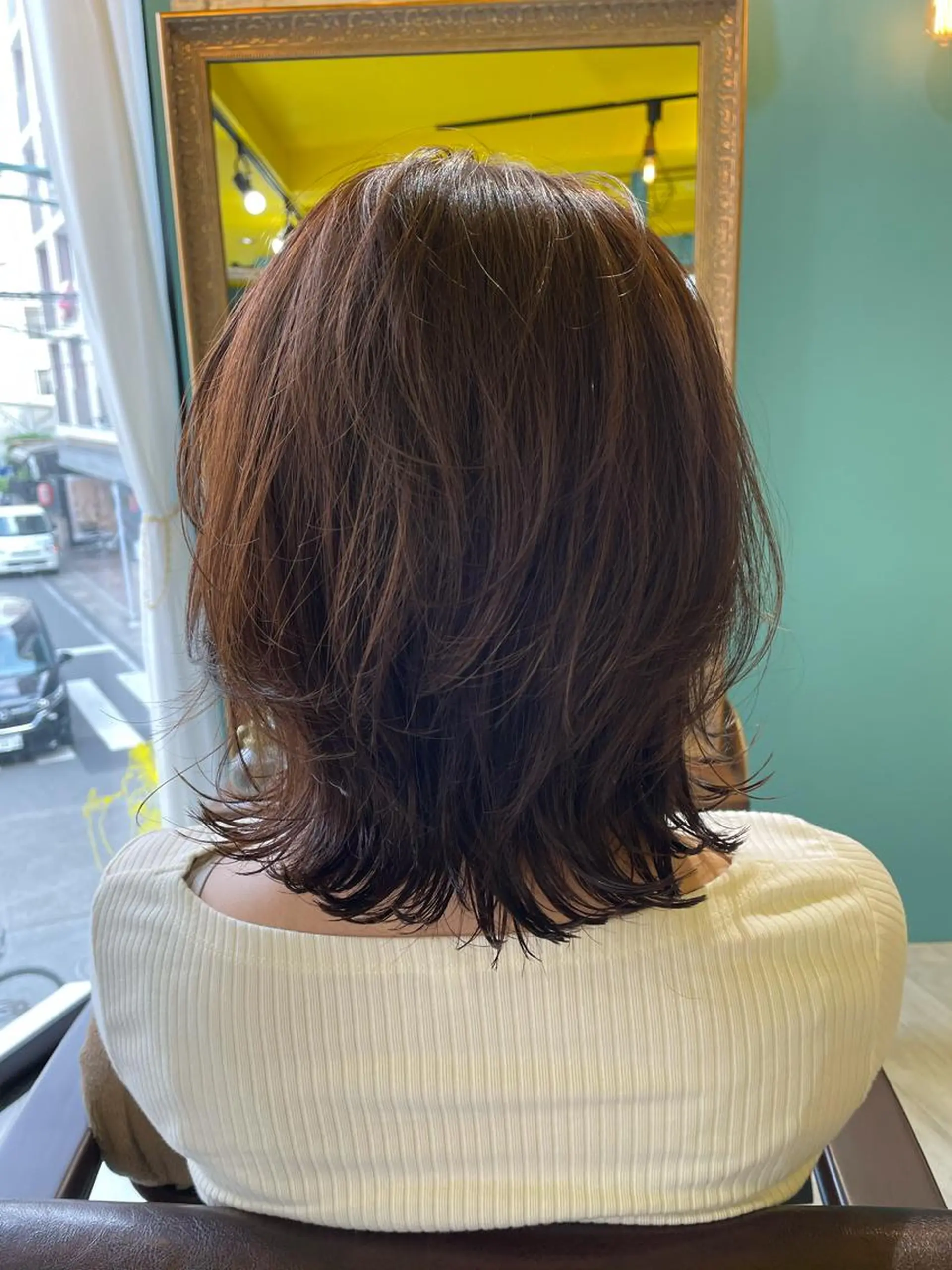 ミディアム アッシュ Share  Salon  Reco【GARDEN】所属・末石 智のヘアスタイル