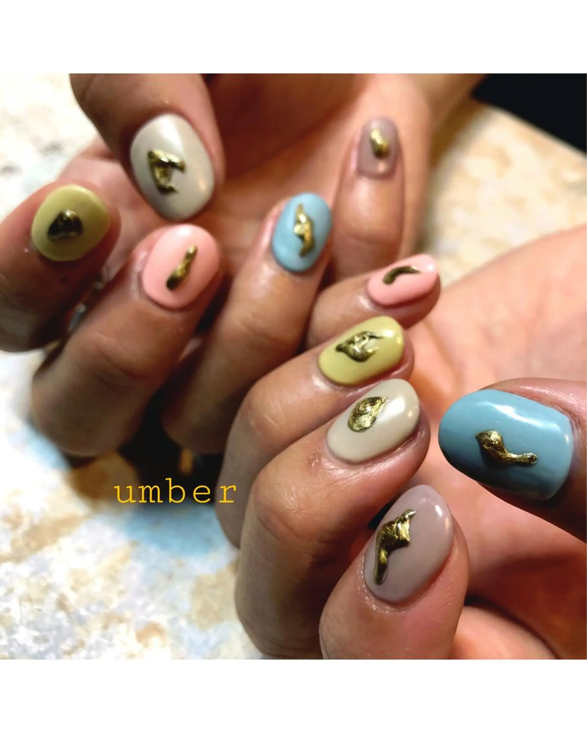 ネイル アートネイル クリアネイル フットネイル マグネットネイル メンズネイル ハンドネイル umber 三茶1分のネイルデザイン