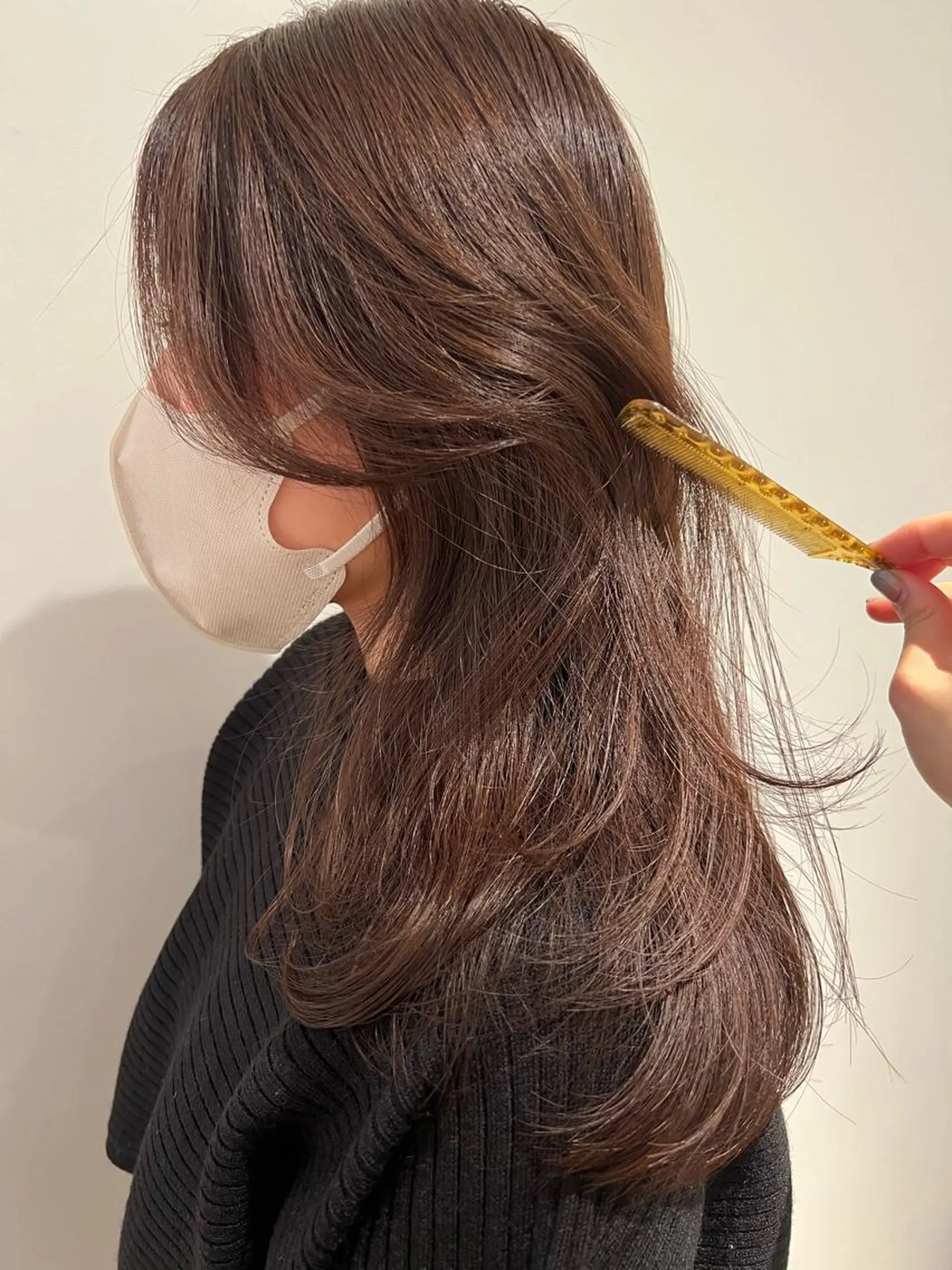 セミロング レイヤーカット｜美髪 ｜青山のヘアスタイル