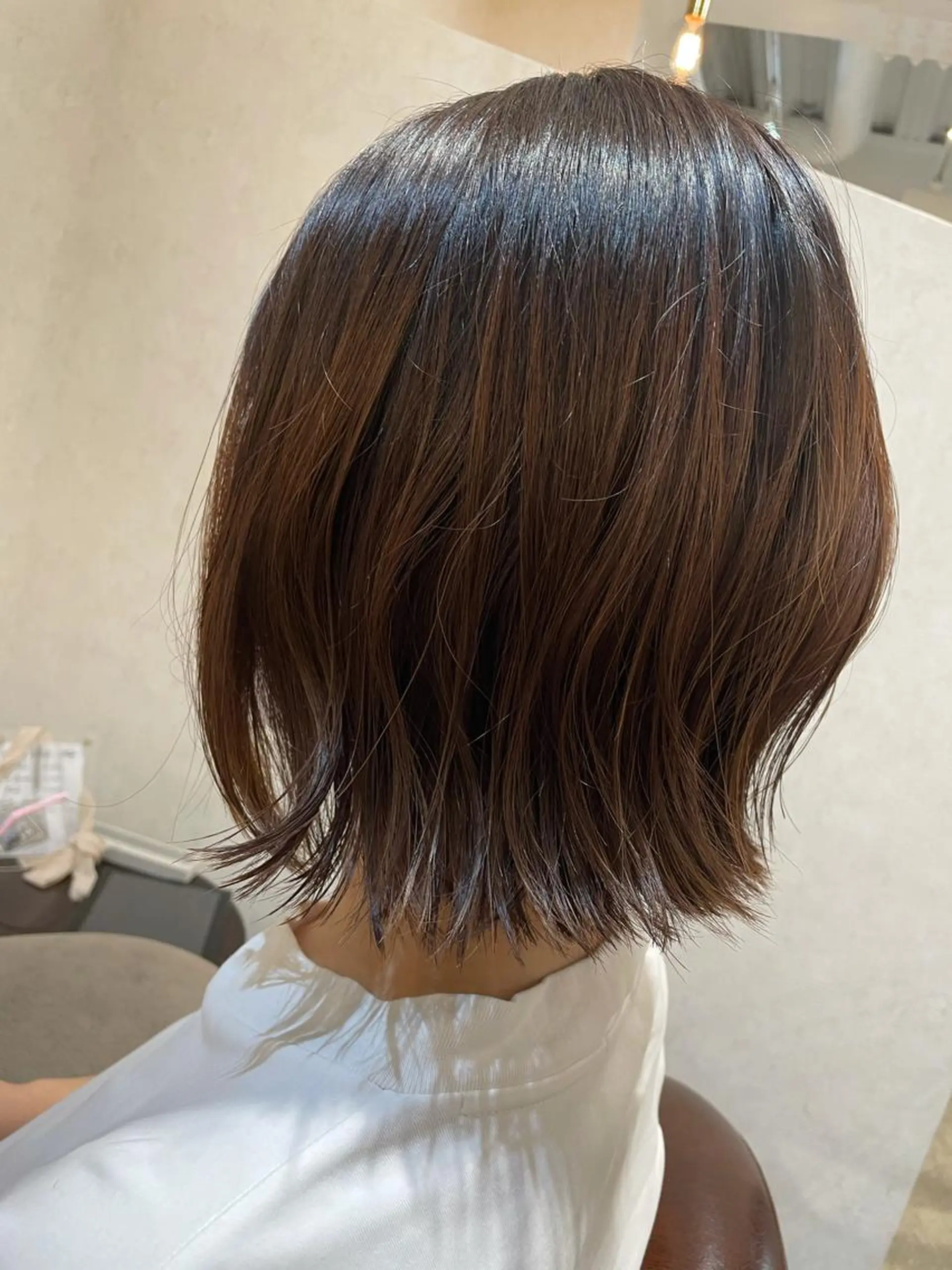 ショート 外ハネヘア 透明感カラー💎 AYAのヘアスタイル