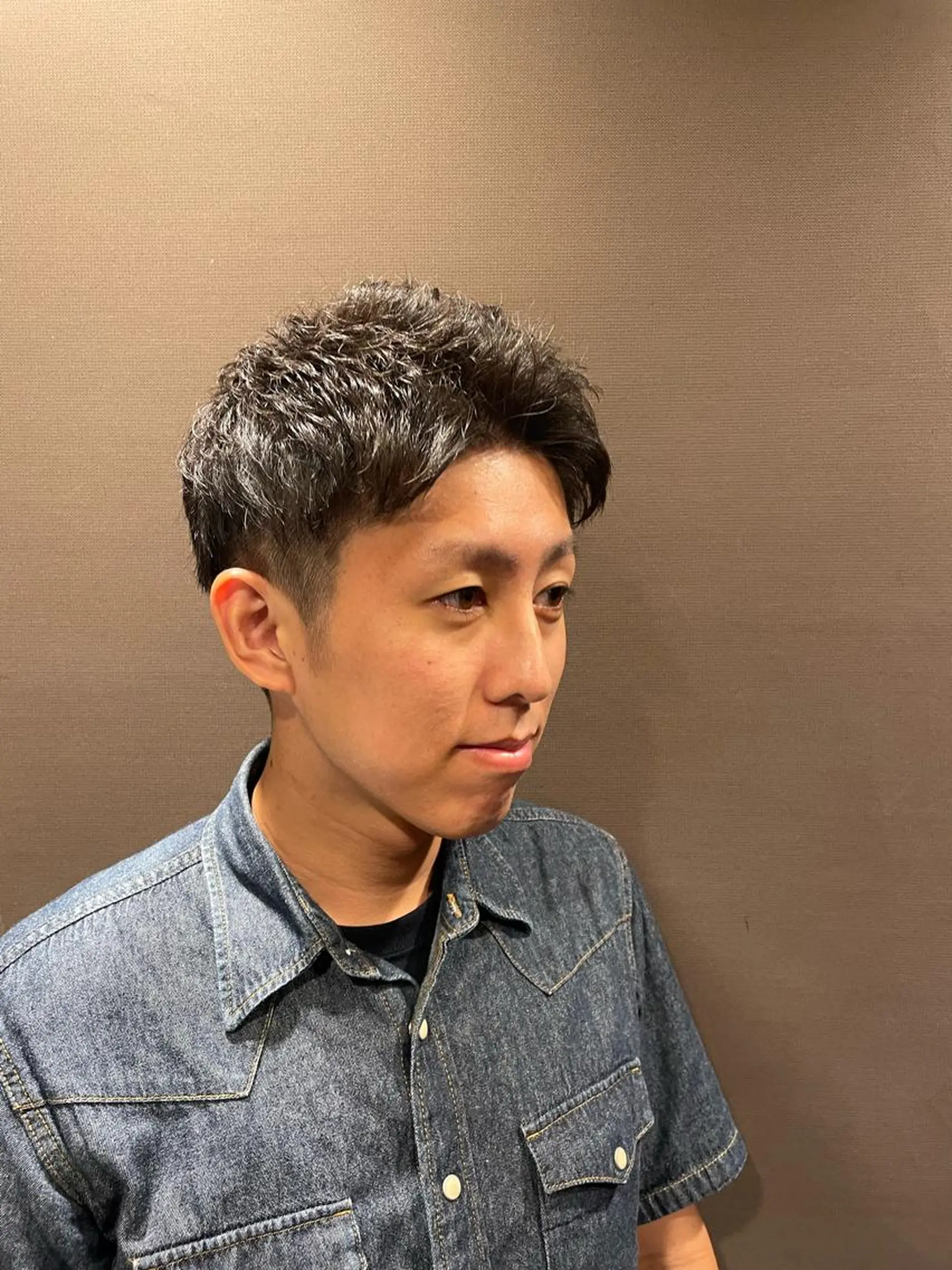 ショート パーマ barber shopのヘアスタイル