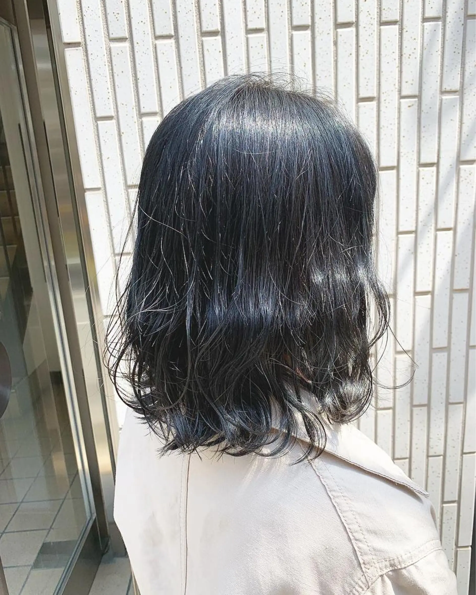 ミディアム カラー ブルーカラー ブルージュ LEB所属・下河 宗太のヘアスタイル