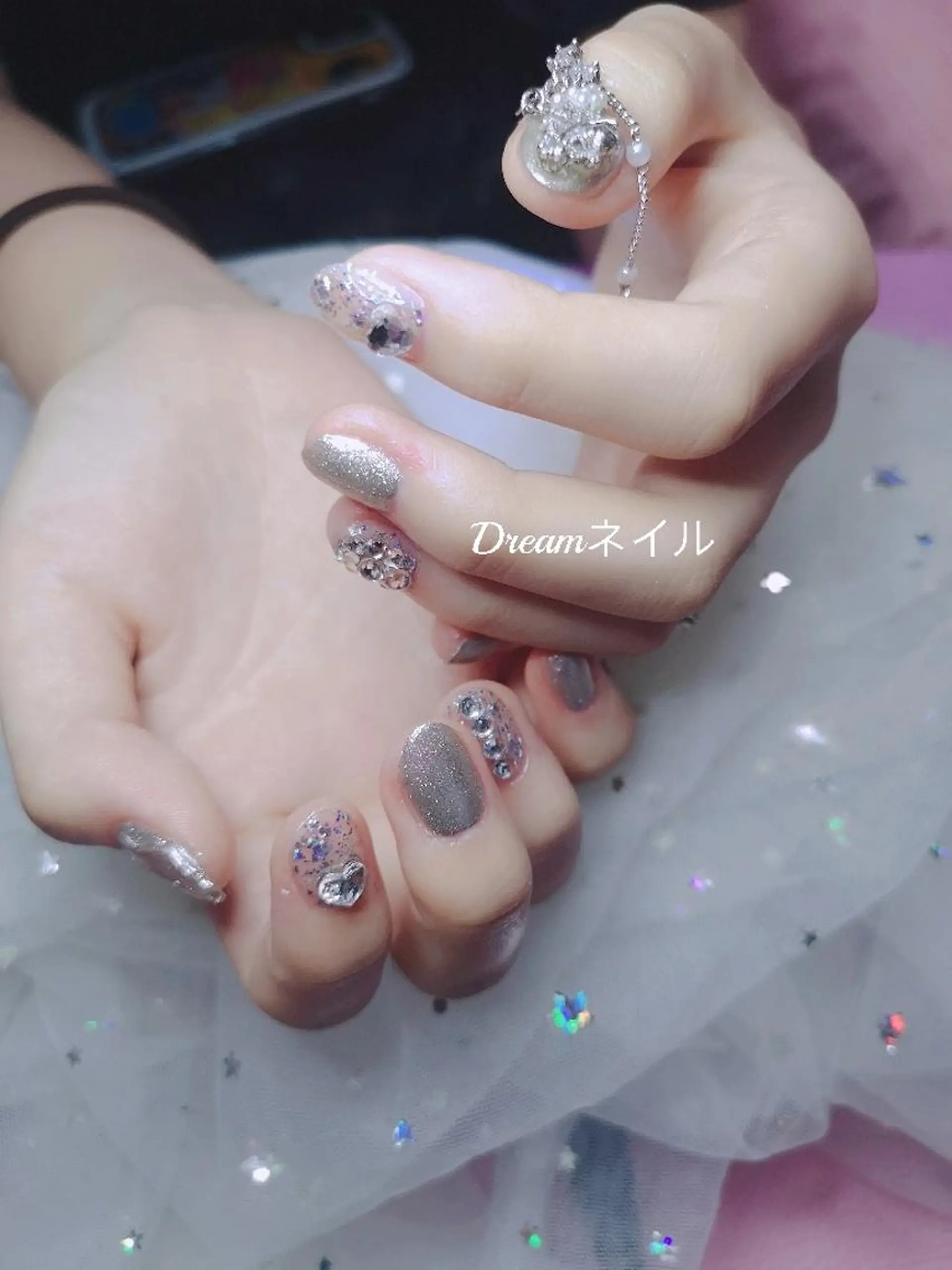 ショート ネイル ネイリストゆか💅 長さだし、深爪矯正のネイルデザイン