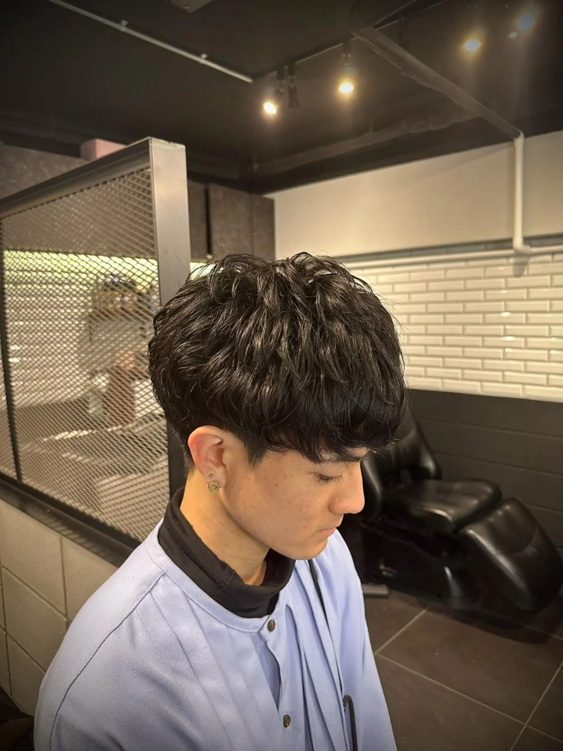 ショート パーマ メンズ カット パーマ トリートメント ツイスパ/メンズ パーマ/歩夢のヘアスタイル