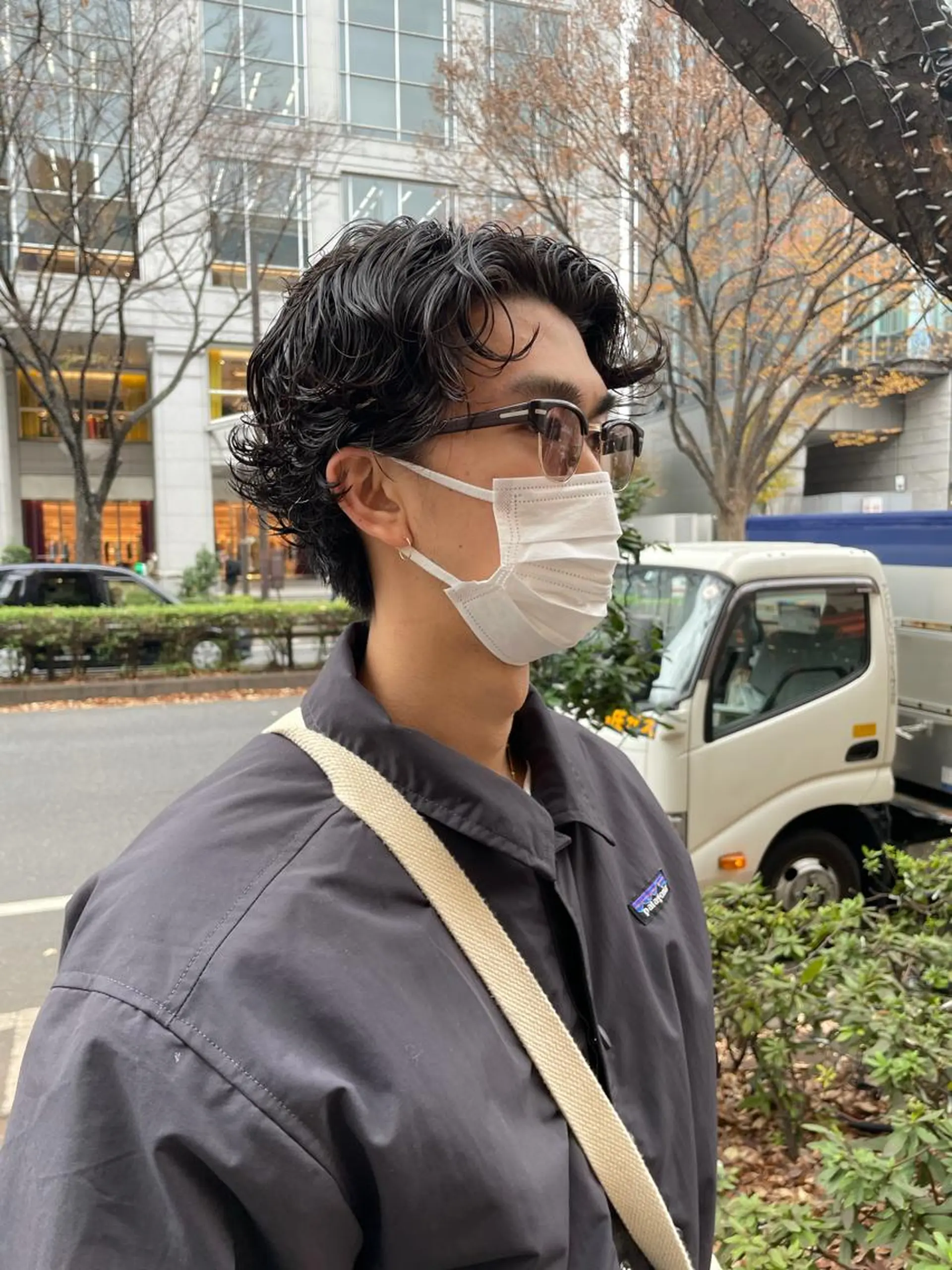 ショート パーマ メンズ キッズ パーマ オトナヘア🌸 harukaのヘアスタイル