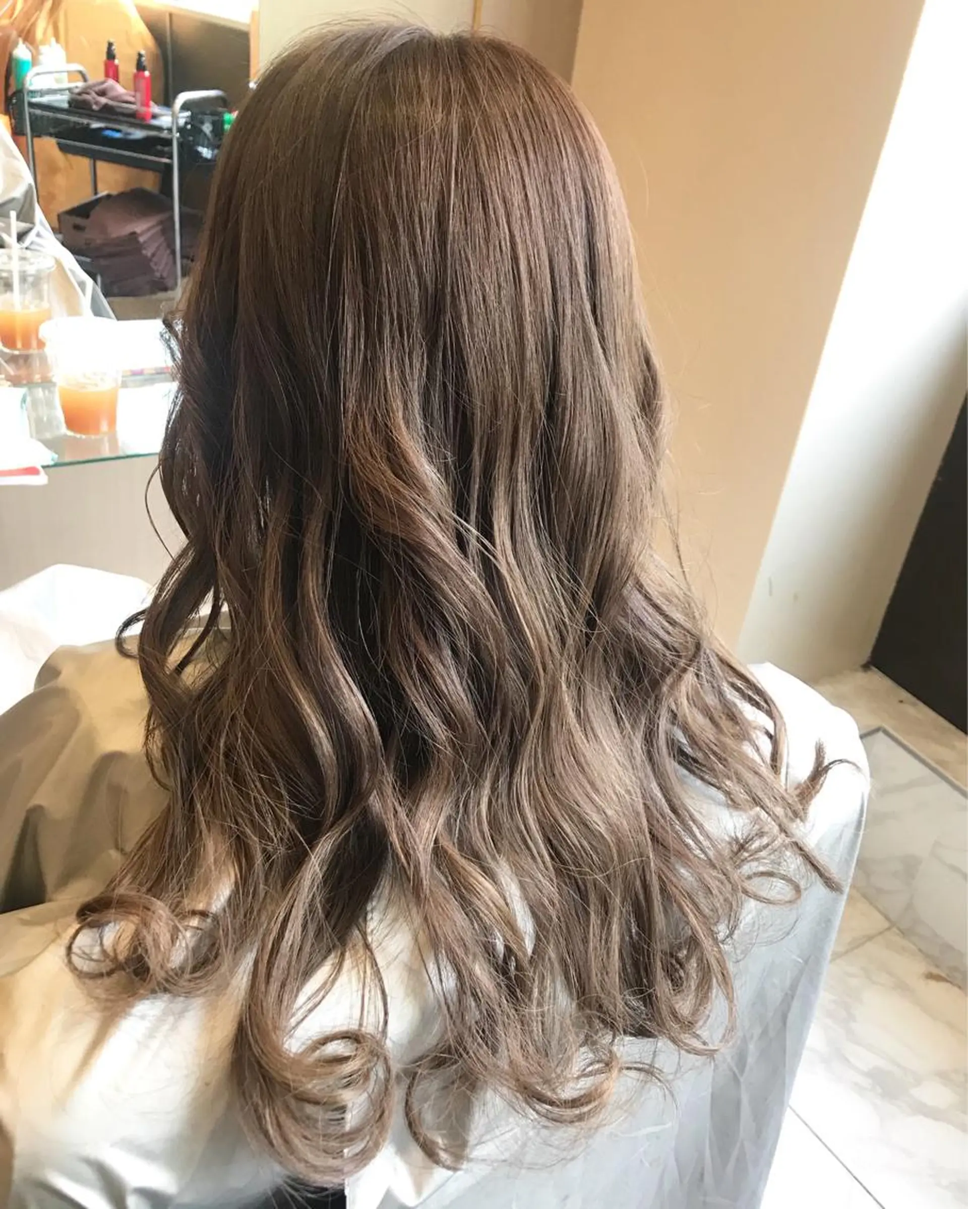 セミロング カラー パーマ 外国人風カラー 🫧代表/新宿駅近/ 限定価格🫧田辺貴裕のヘアスタイル