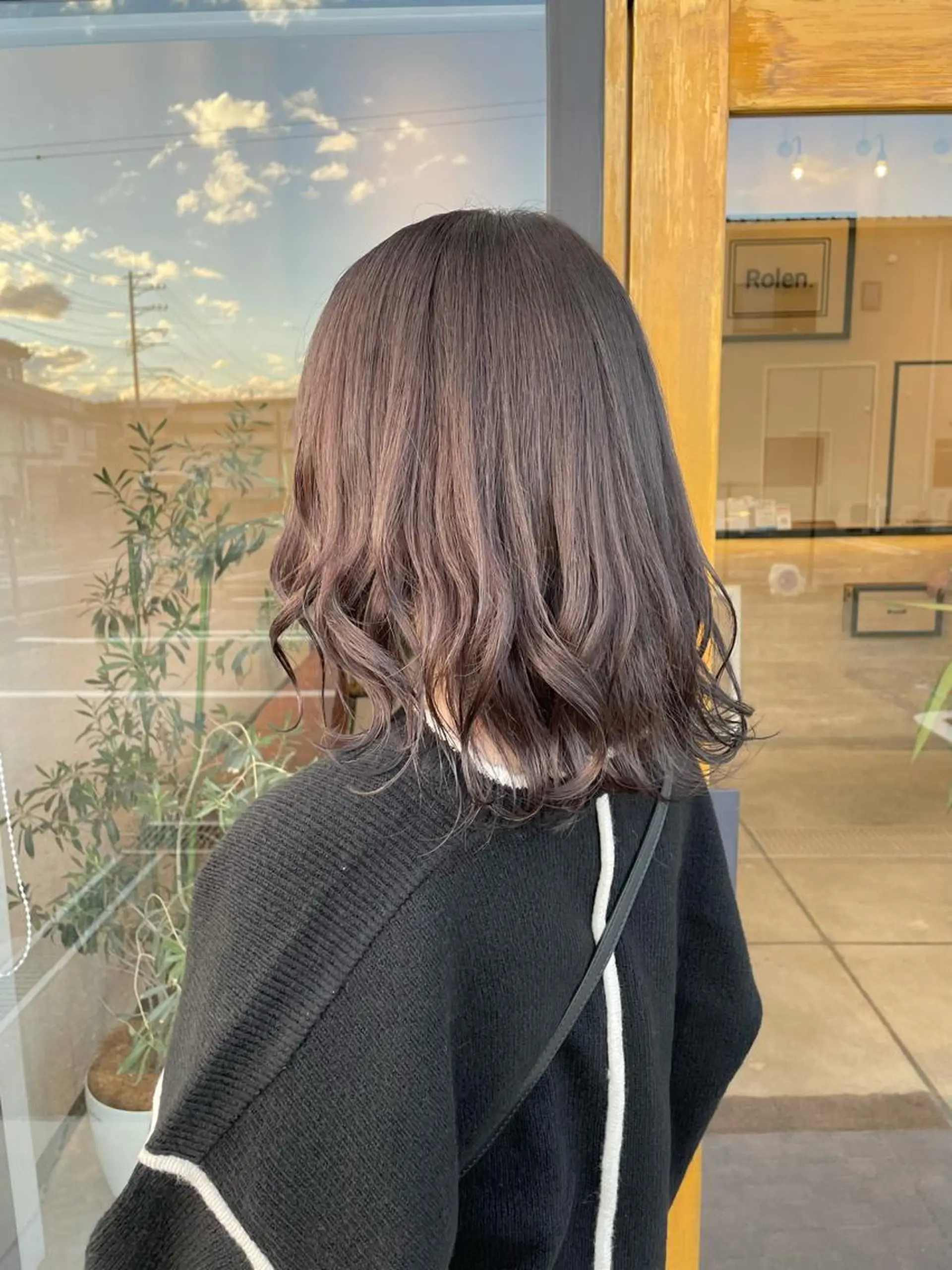 ミディアム キノシタ ナオユキのヘアスタイル