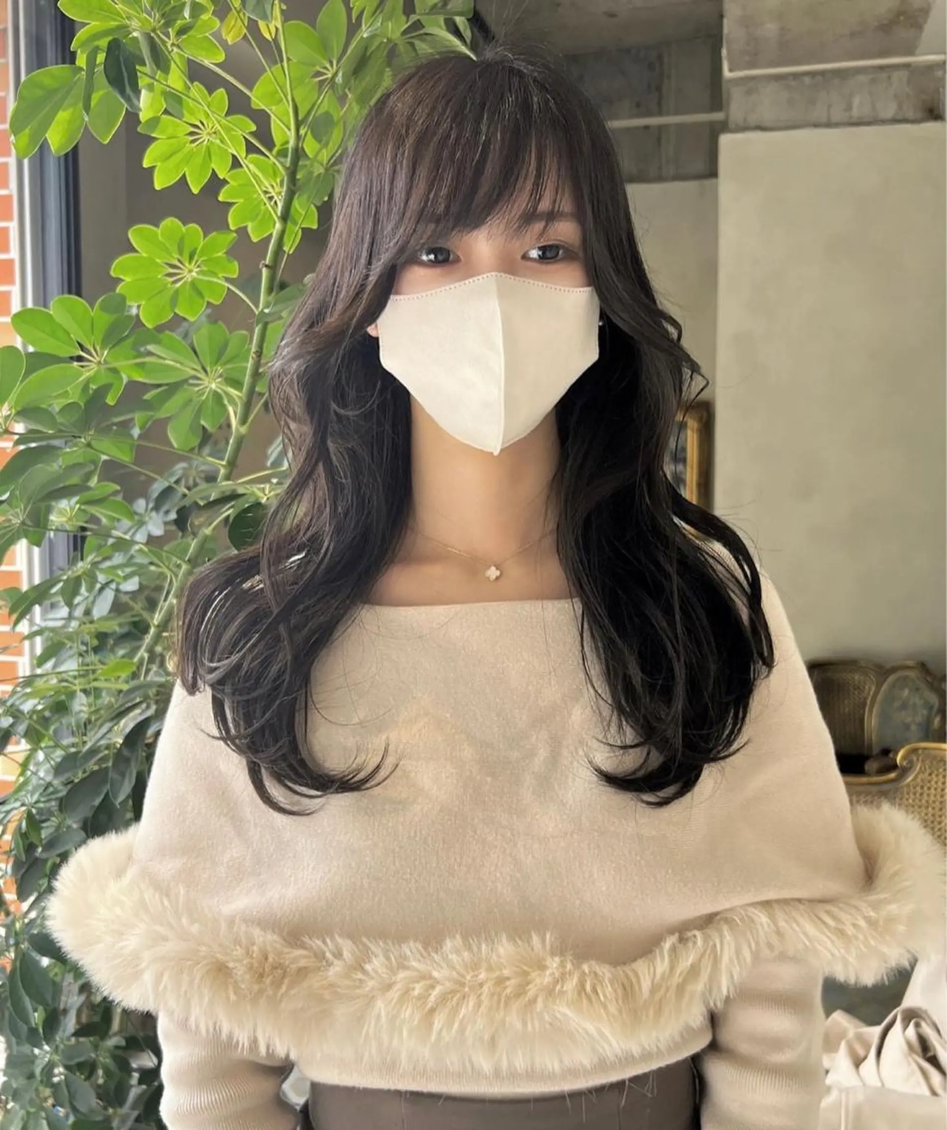 ロング ヘアカラー 梅原 大和のヘアスタイル