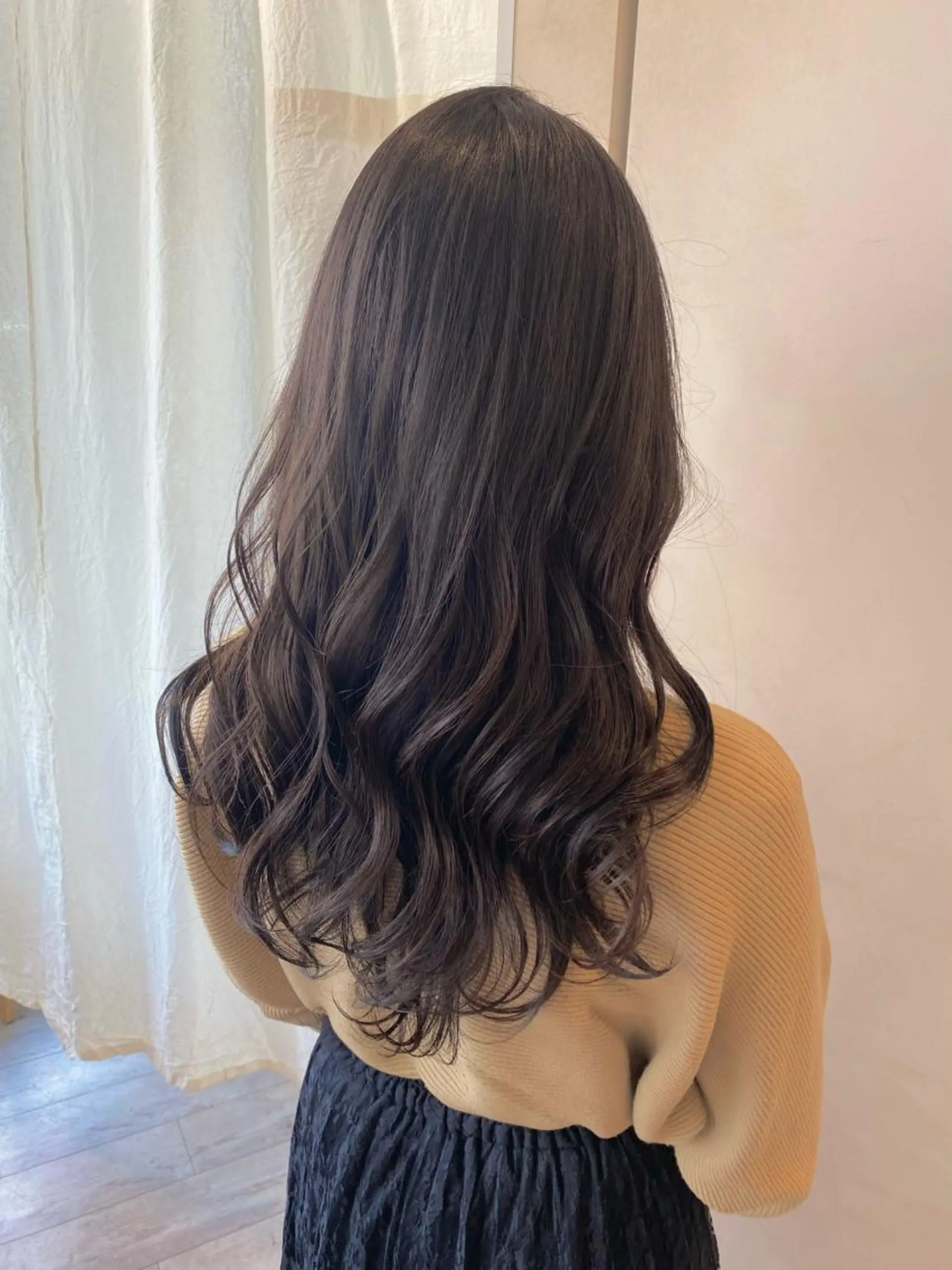 ロング カラー On所属・顔まわりカット🌟 くびれヘア/寺門遥輝のヘアスタイル